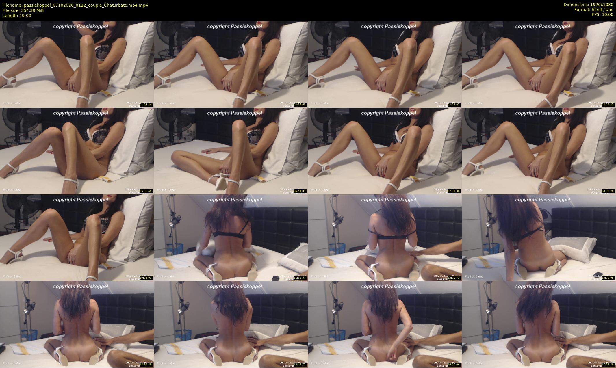 passiekoppel — 19 minute Chaturbate couple cam show recording, 1080p, Oct 7, 2020
