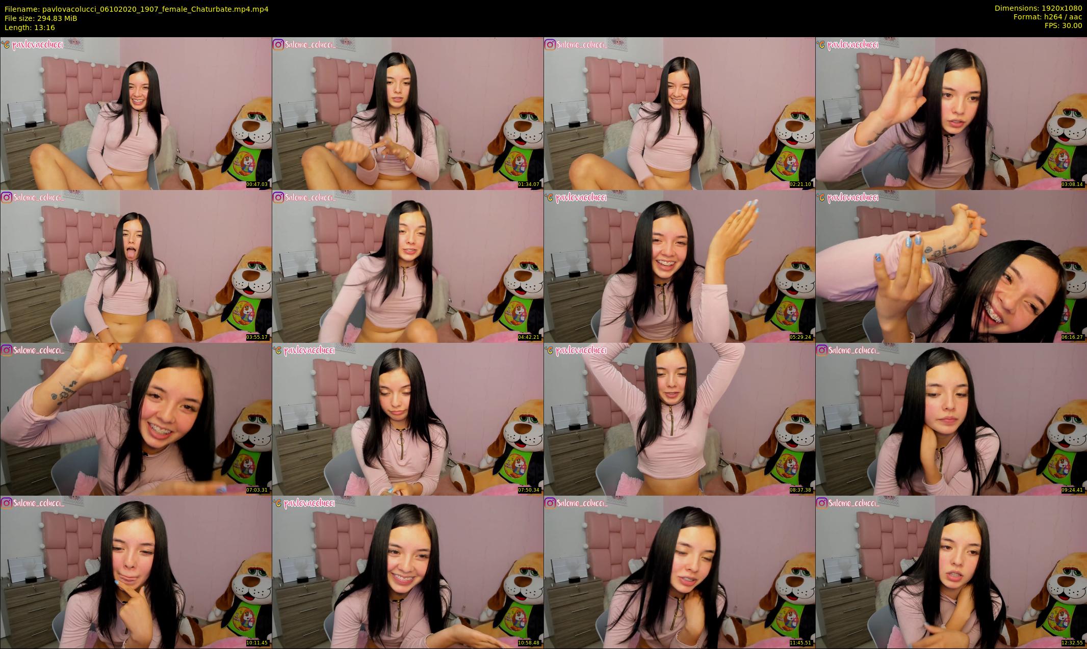 pavlovacolucci — 14 minute Chaturbate female cam show recording, 1080p, Oct 6, 2020