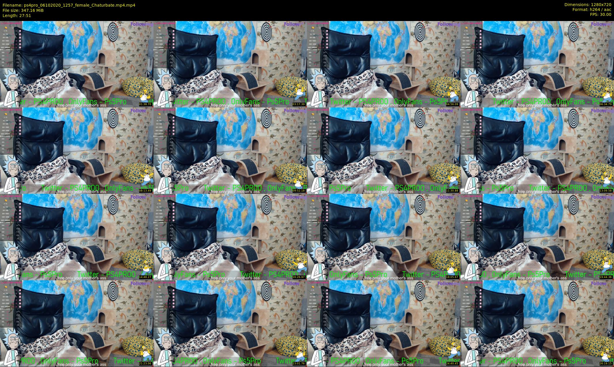 ps4pro — 28 minute Chaturbate female cam show recording, 720p, Oct 6, 2020