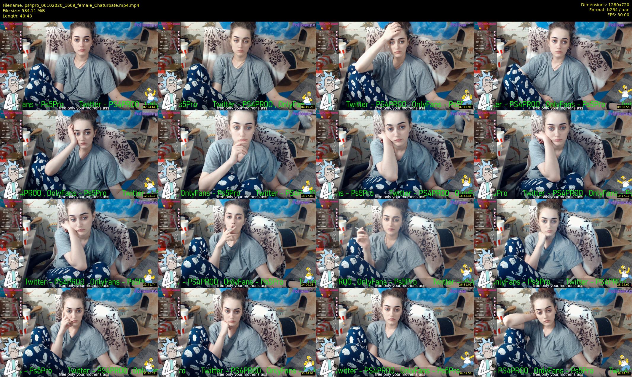 ps4pro — 41 minute Chaturbate female cam show recording, 720p, Oct 6, 2020