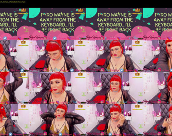 pyrowayne — 59 minute Chaturbate female cam show recording, 720p, Oct 7, 2020