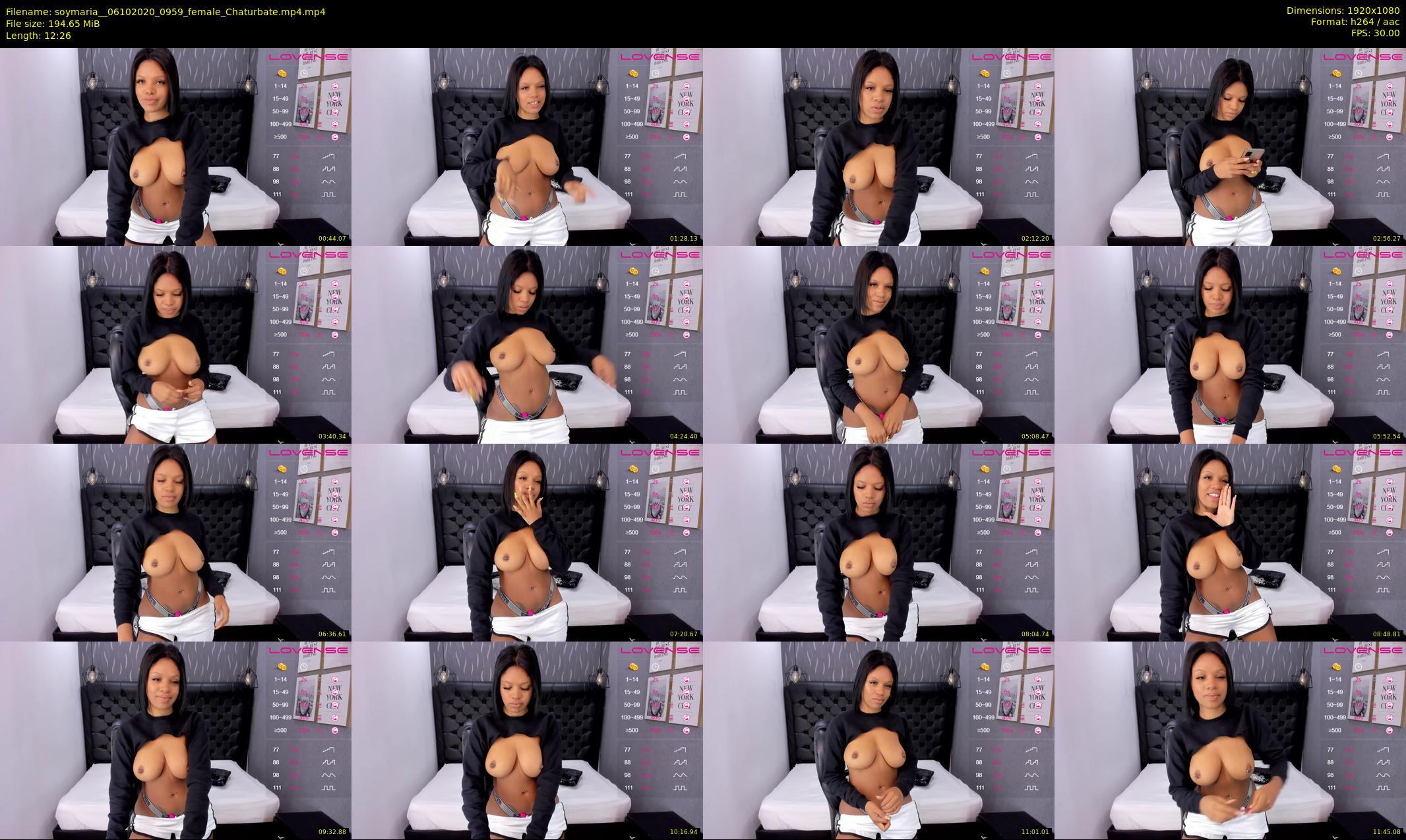 soymaria_ — 13 minute Chaturbate female cam show recording, 1080p, Oct 6, 2020