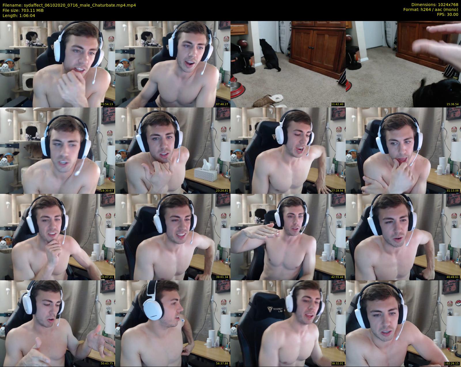 sydaffect — 67 minute Chaturbate male cam show recording, 720p, Oct 6, 2020