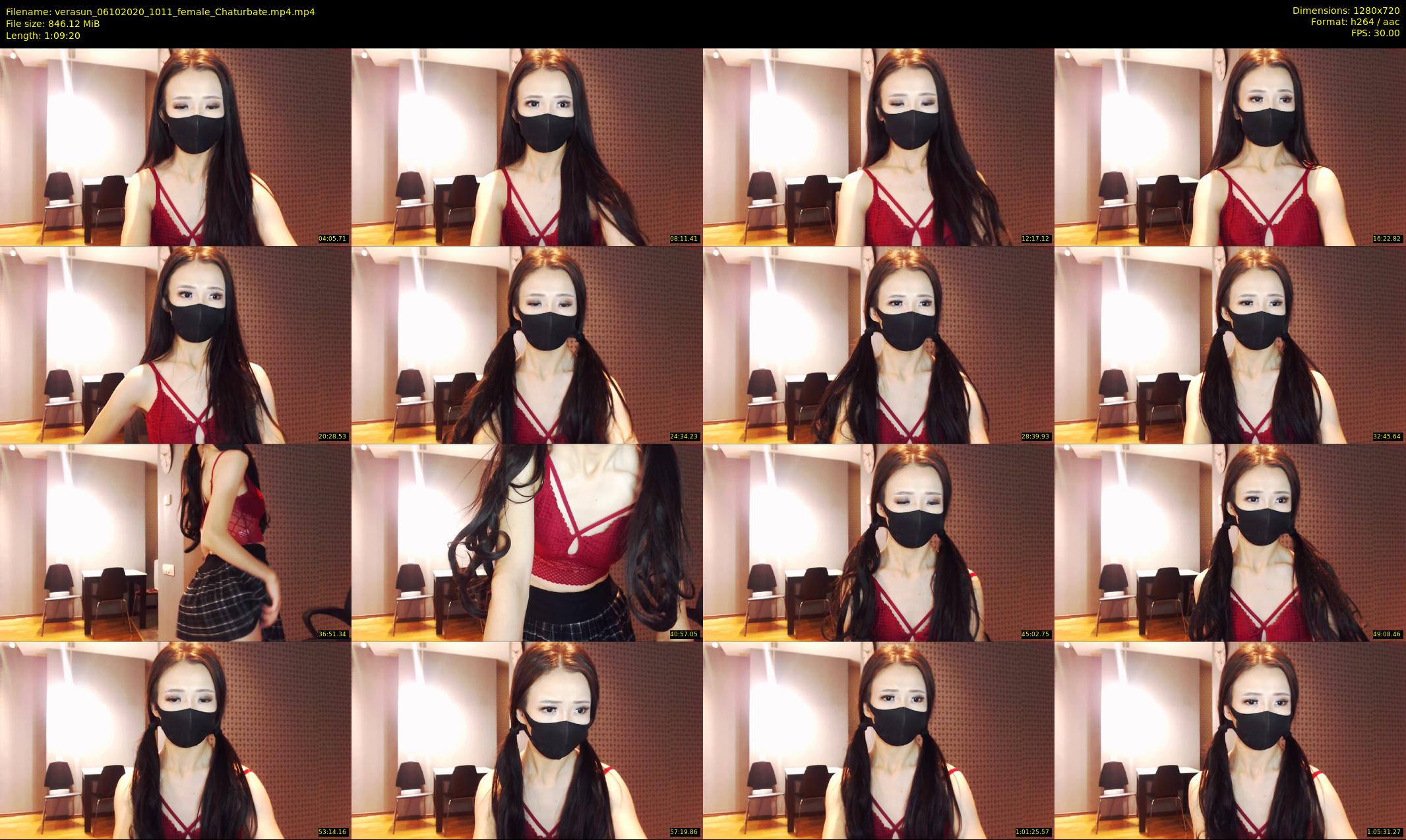 verasun — 70 minute Chaturbate female cam show recording, 720p, Oct 6, 2020