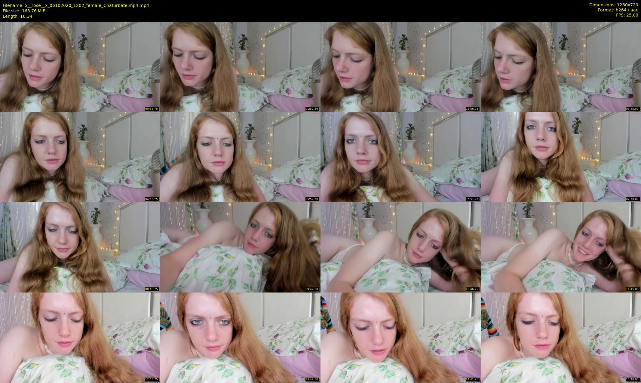 x__rose__x — 17 minute Chaturbate female cam show recording, 720p, Oct 6, 2020