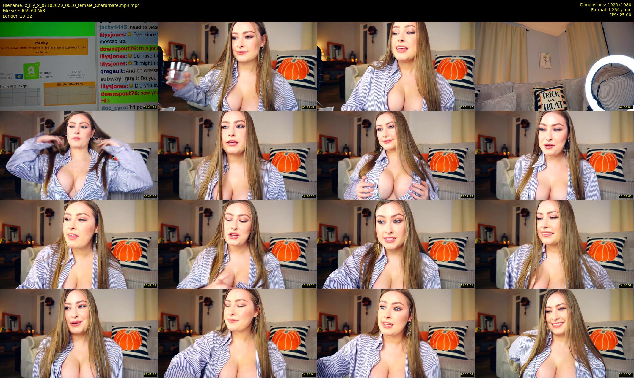 x_lily_x — 30 minute Chaturbate female cam show recording, 1080p, Oct 7, 2020