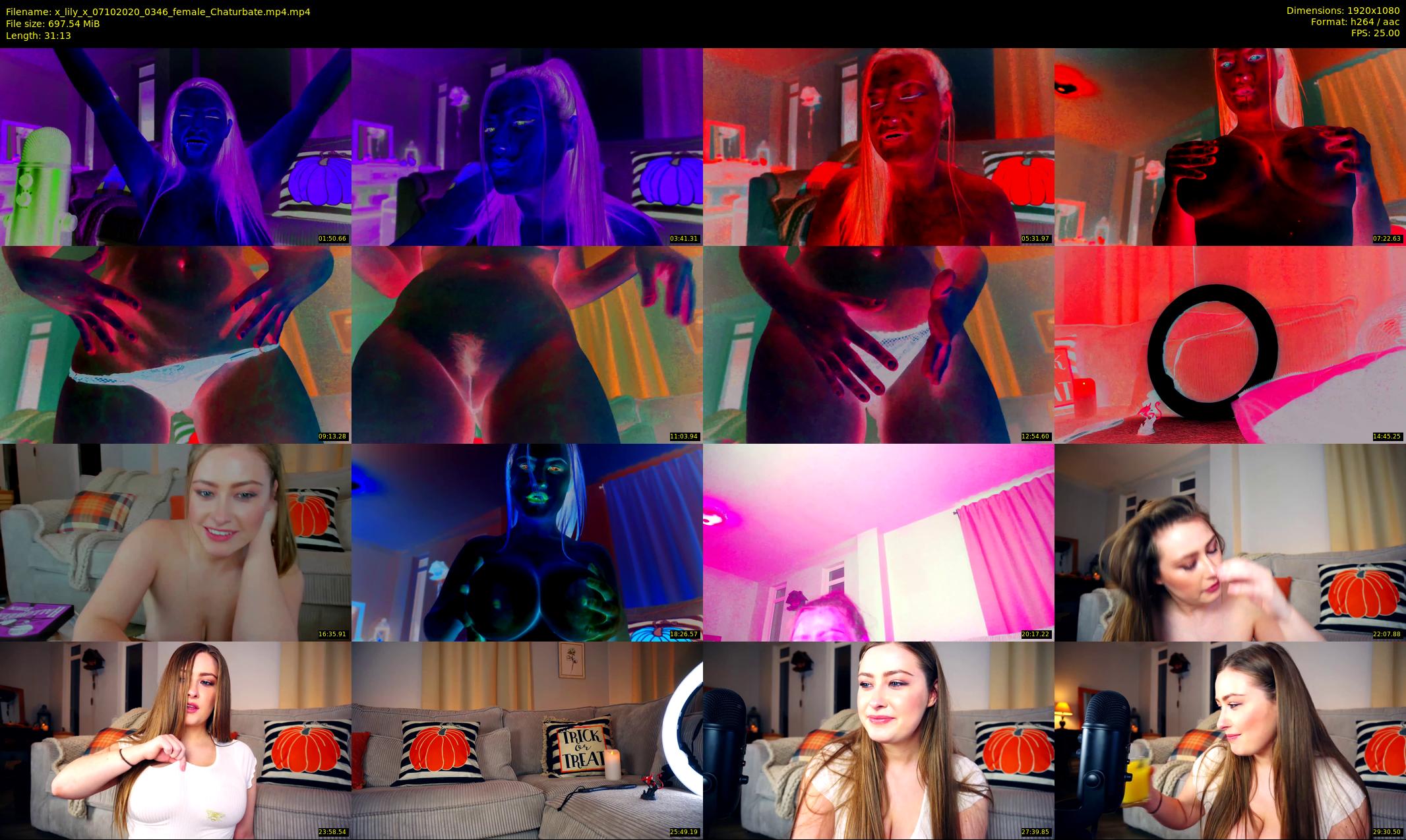 x_lily_x — 32 minute Chaturbate female cam show recording, 1080p, Oct 7, 2020