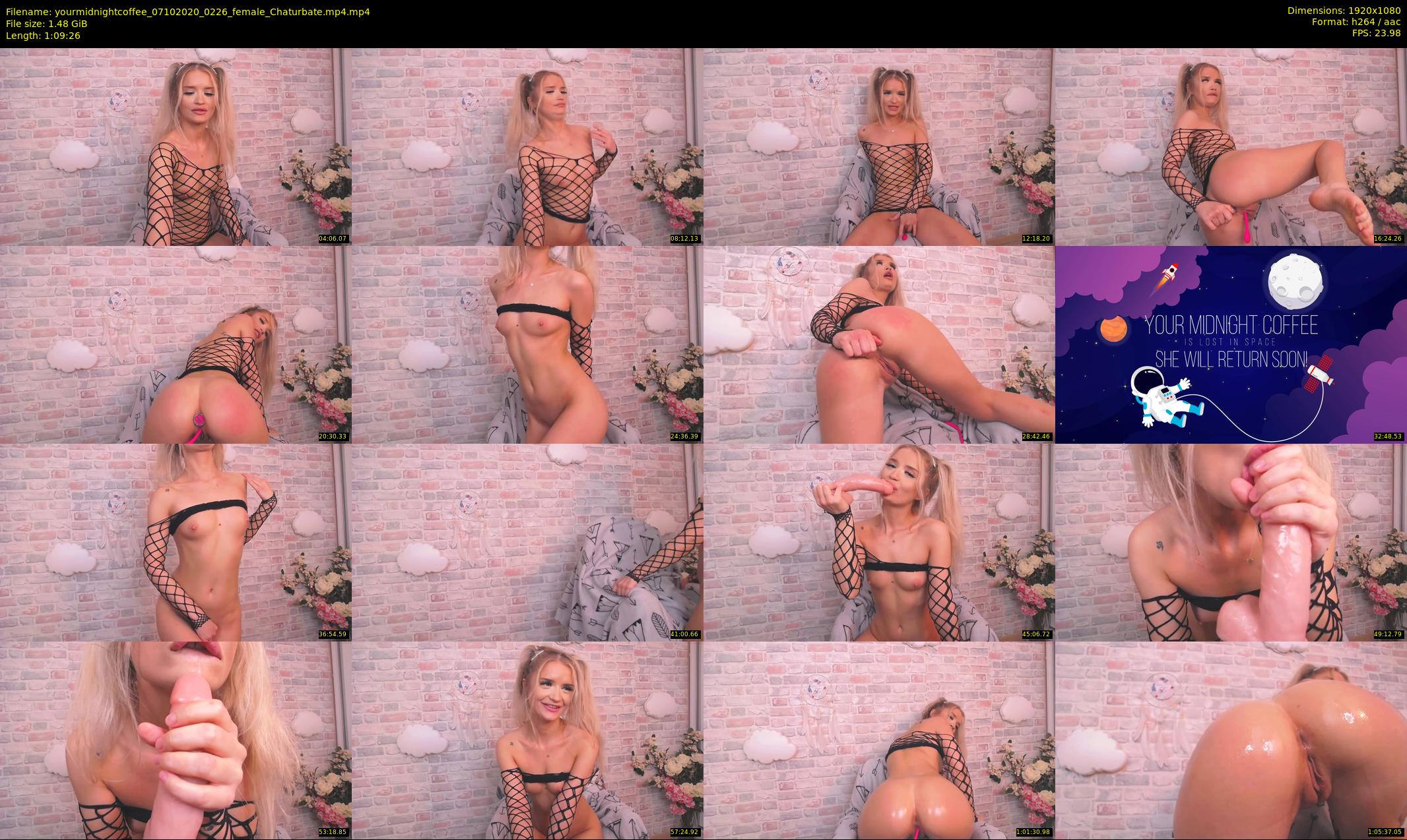 yourmidnightcoffee — 70 minute Chaturbate female cam show recording, 1080p, Oct 7, 2020