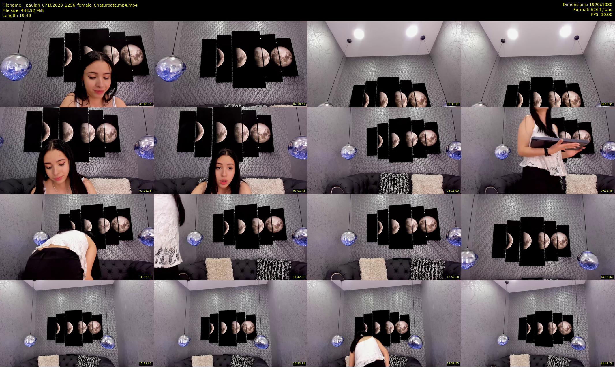 _paulah — 20 minute Chaturbate female cam show recording, 1080p, Oct 7, 2020