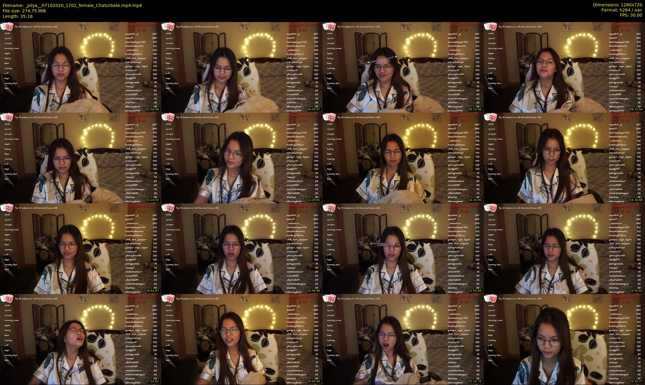 _pilya_ — 36 minute Chaturbate female cam show recording, 720p, Oct 7, 2020