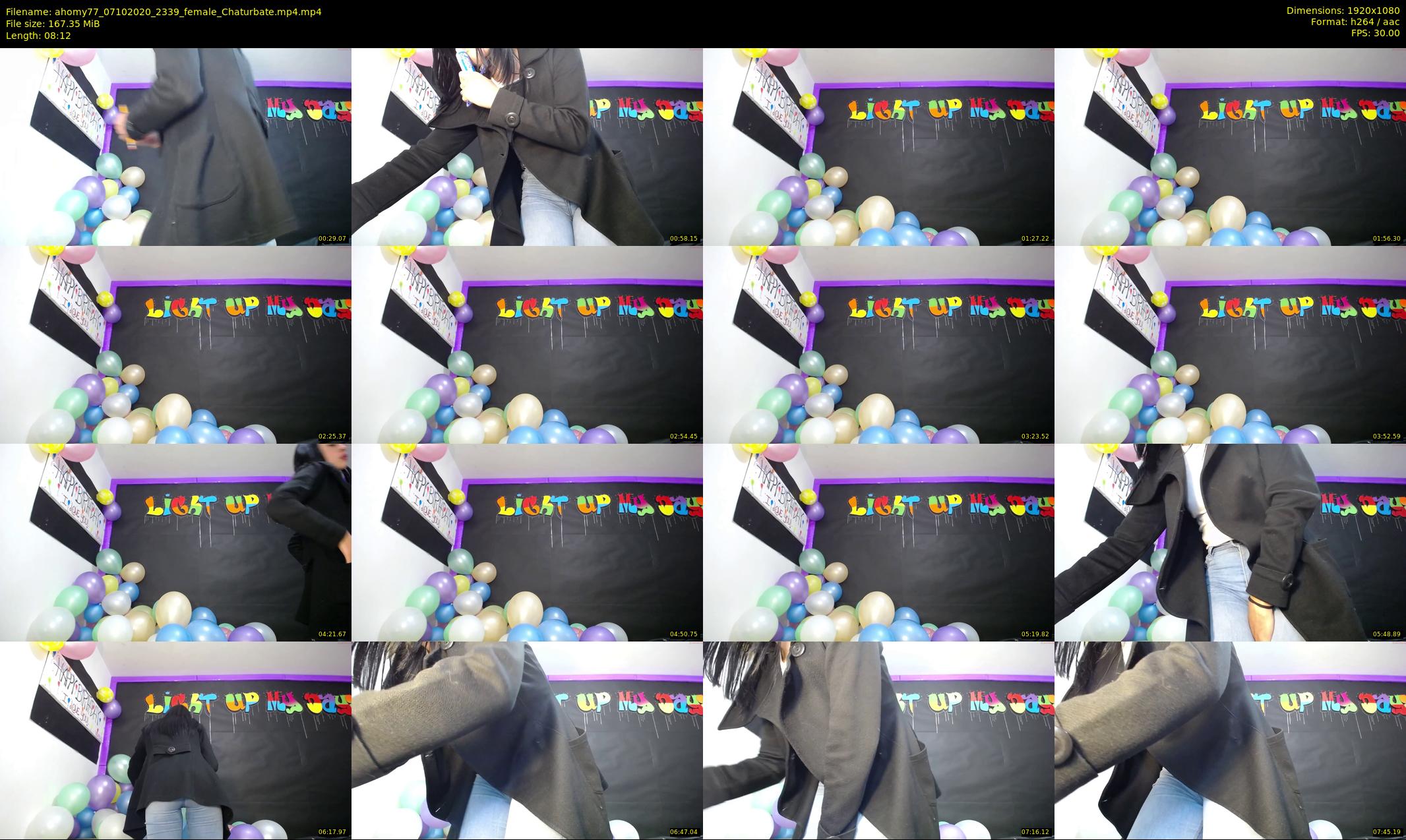 ahomy77 — 9 minute Chaturbate female cam show recording, 1080p, Oct 7, 2020