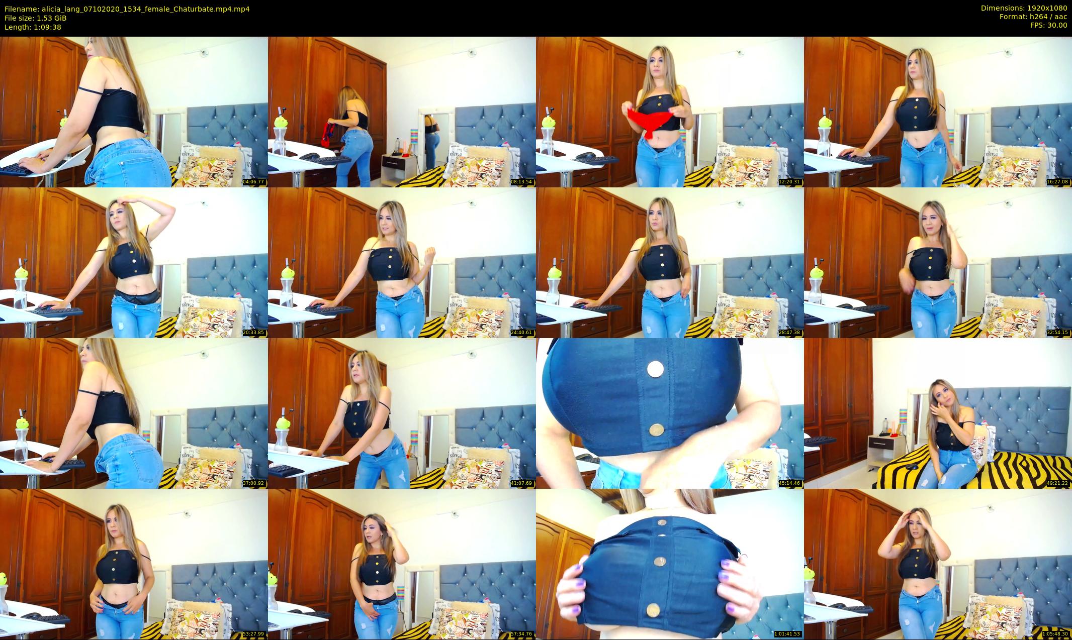 alicia_lang — 70 minute Chaturbate female cam show recording, 1080p, Oct 7, 2020