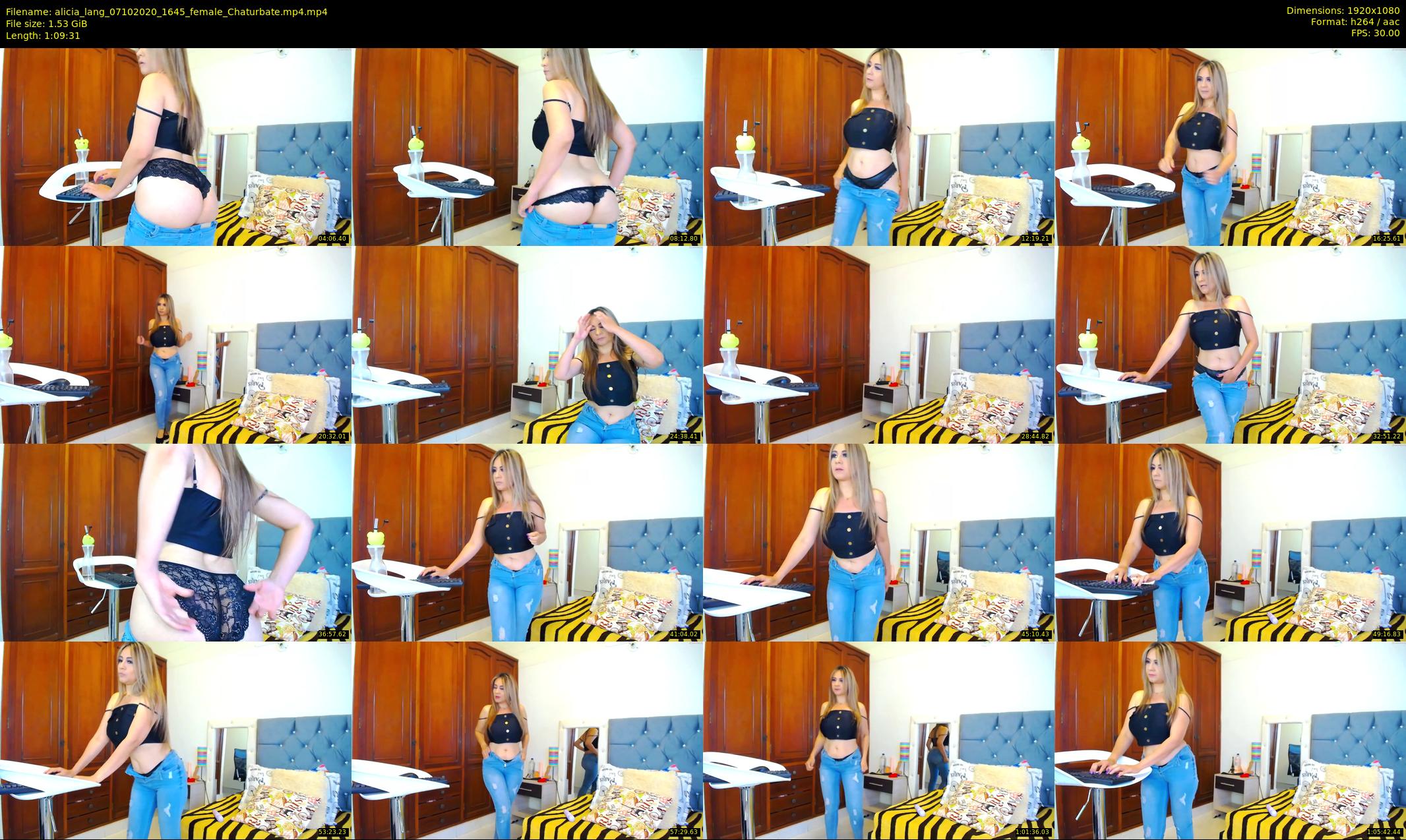 alicia_lang — 70 minute Chaturbate female cam show recording, 1080p, Oct 7, 2020