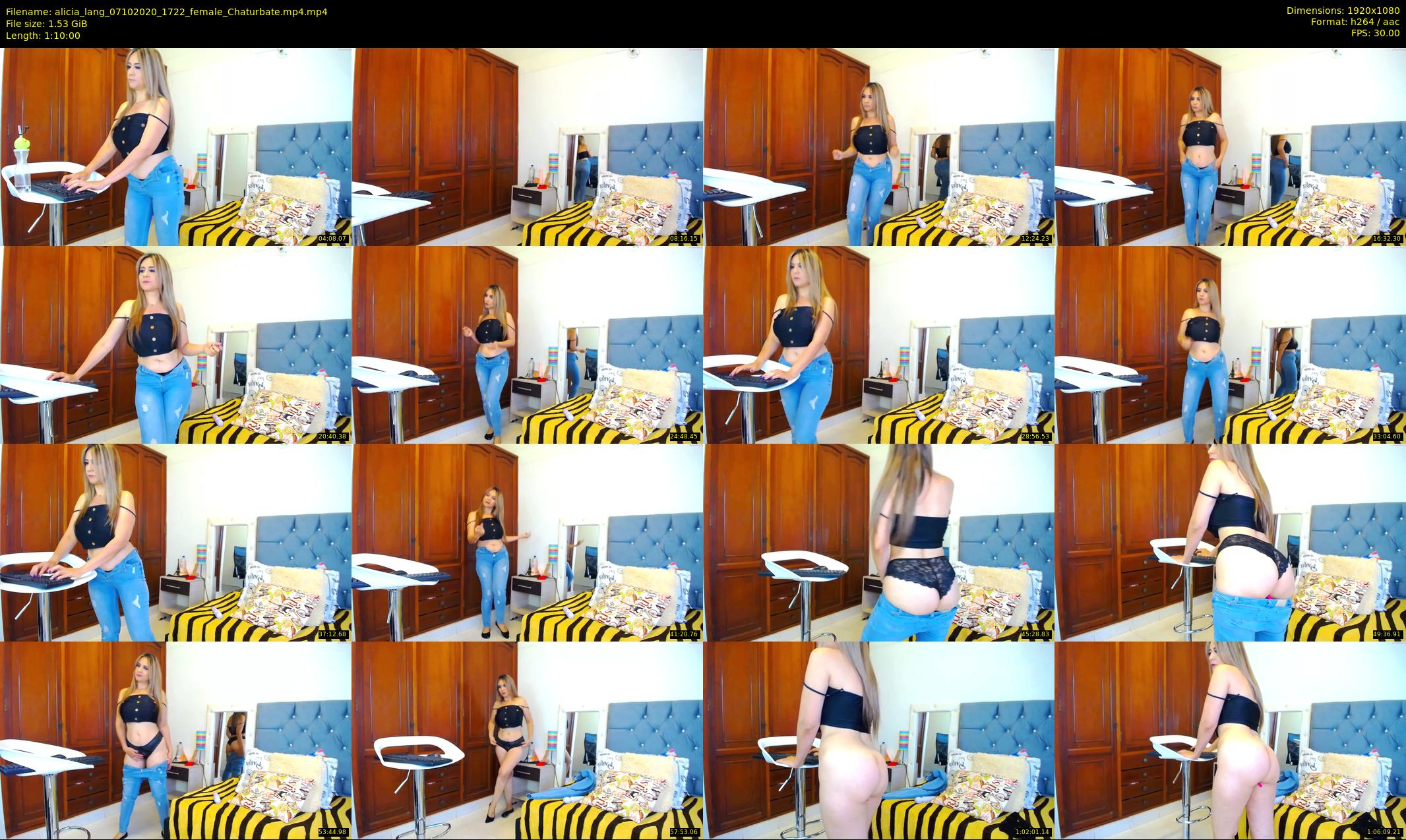 alicia_lang — 70 minute Chaturbate female cam show recording, 1080p, Oct 7, 2020