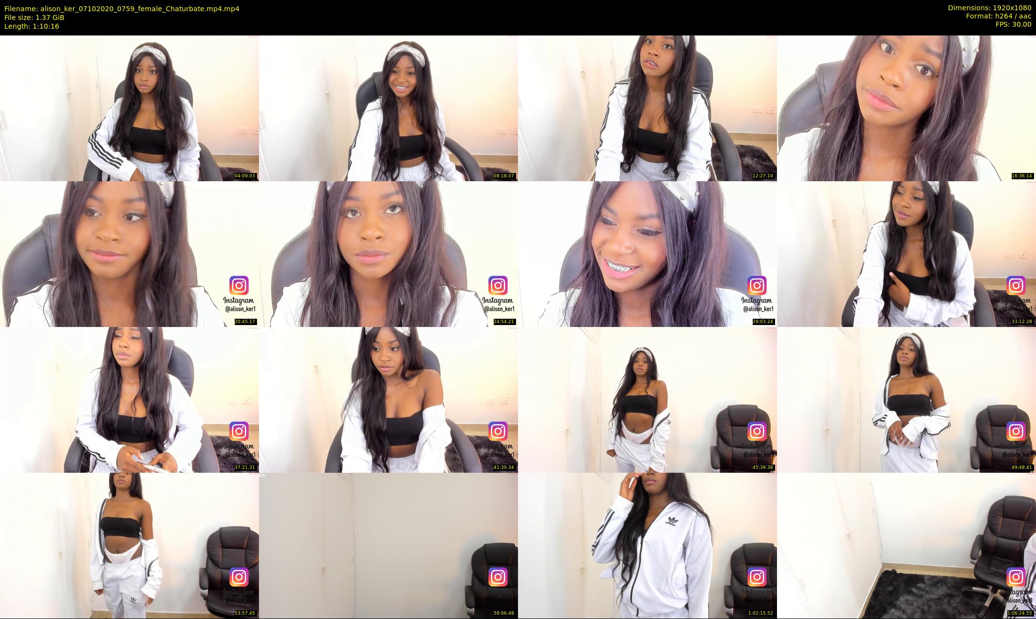 alison_ker — 71 minute Chaturbate female cam show recording, 1080p, Oct 7, 2020