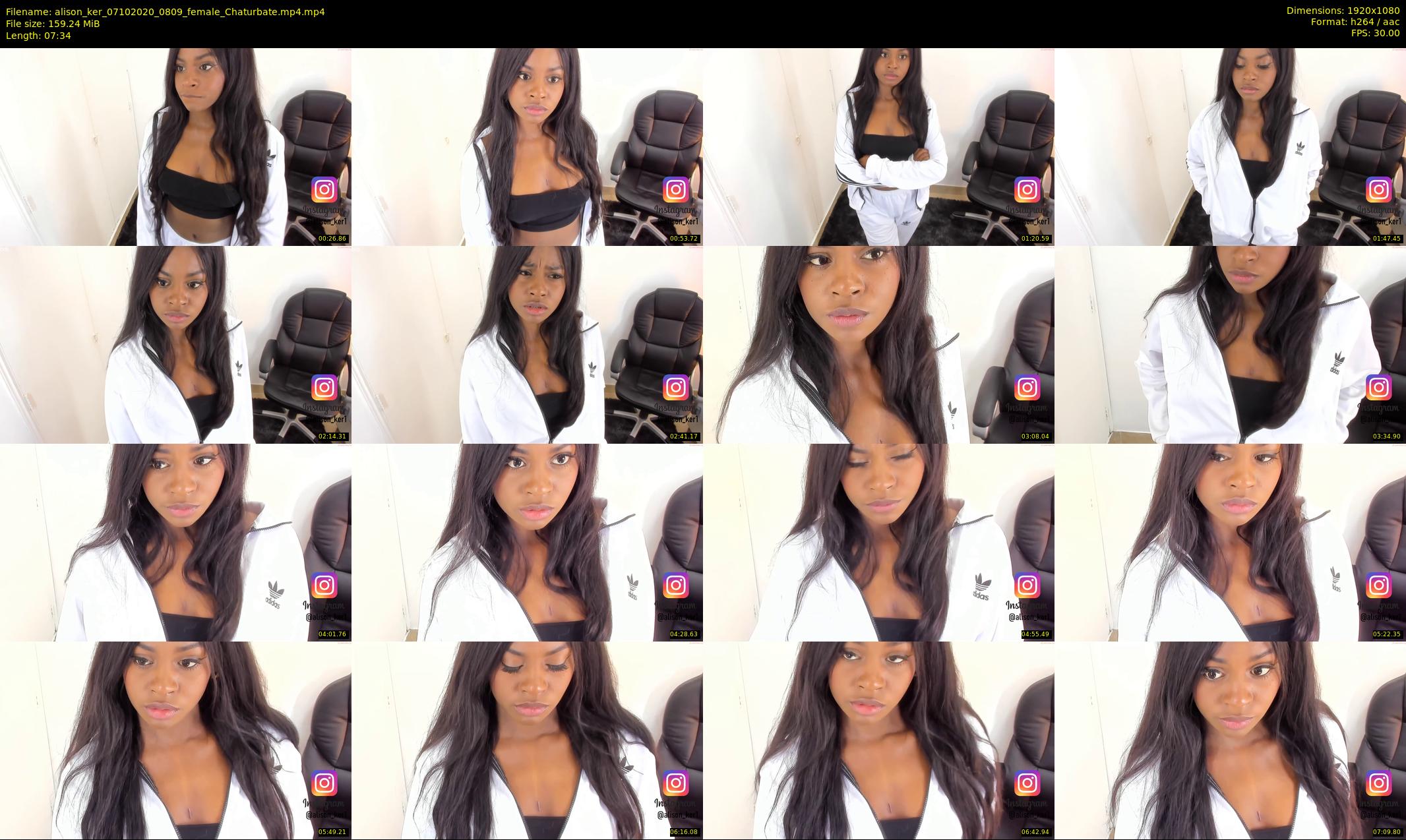 alison_ker — 8 minute Chaturbate female cam show recording, 1080p, Oct 7, 2020