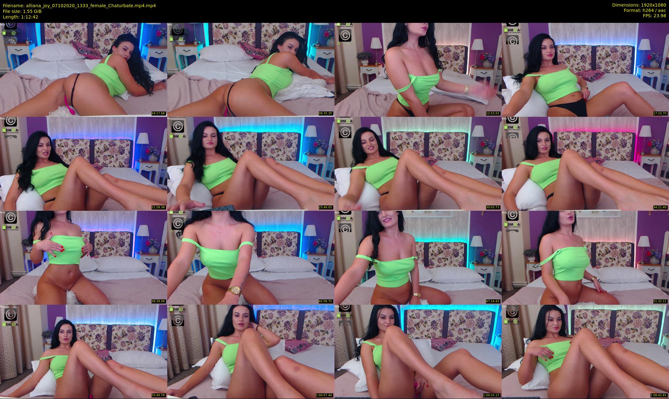 alliana_joy — 73 minute Chaturbate female cam show recording, 1080p, Oct 7, 2020