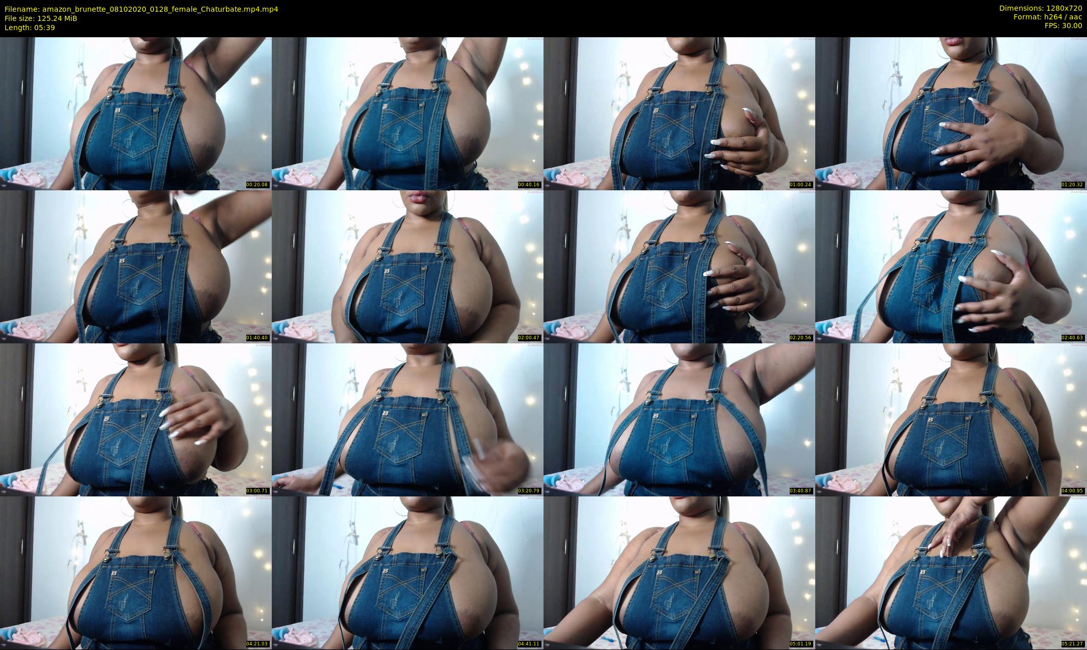 amazon_brunette — 6 minute Chaturbate female cam show recording, 720p, Oct 8, 2020
