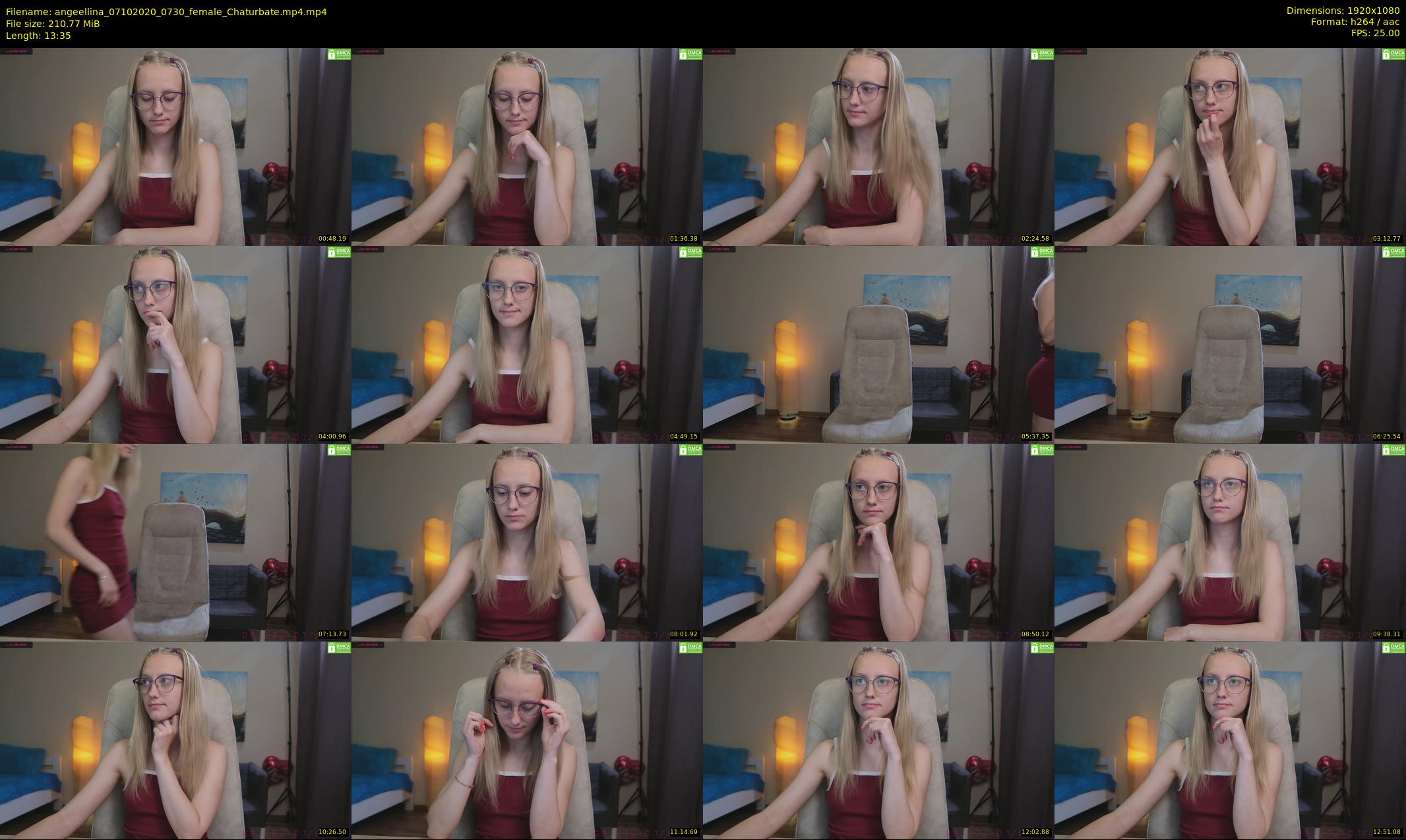 angeellina — 14 minute Chaturbate female cam show recording, 1080p, Oct 7, 2020