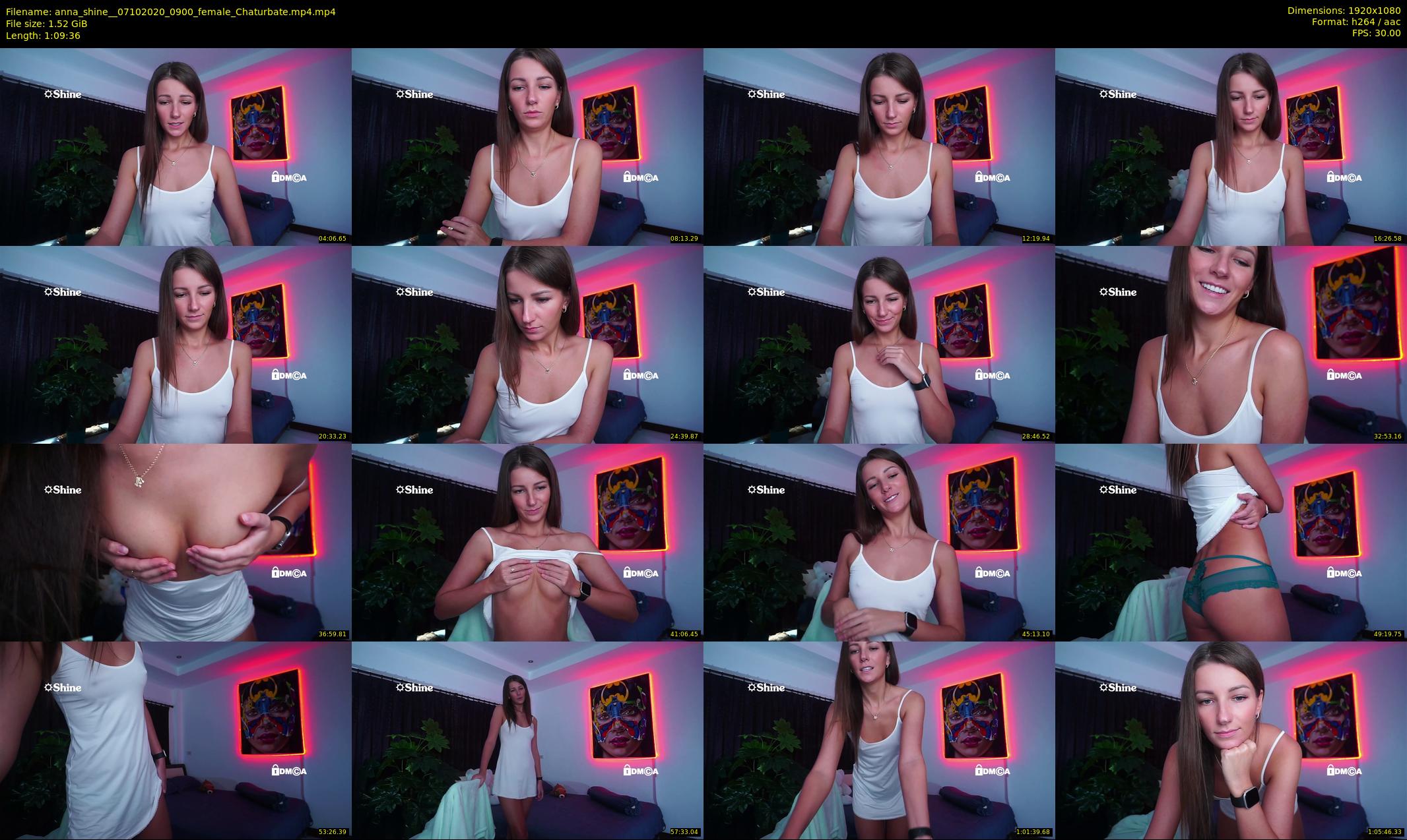 anna_shine_ — 70 minute Chaturbate female cam show recording, 1080p, Oct 7, 2020