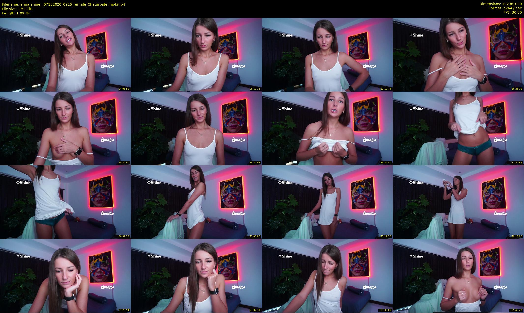 anna_shine_ — 70 minute Chaturbate female cam show recording, 1080p, Oct 7, 2020