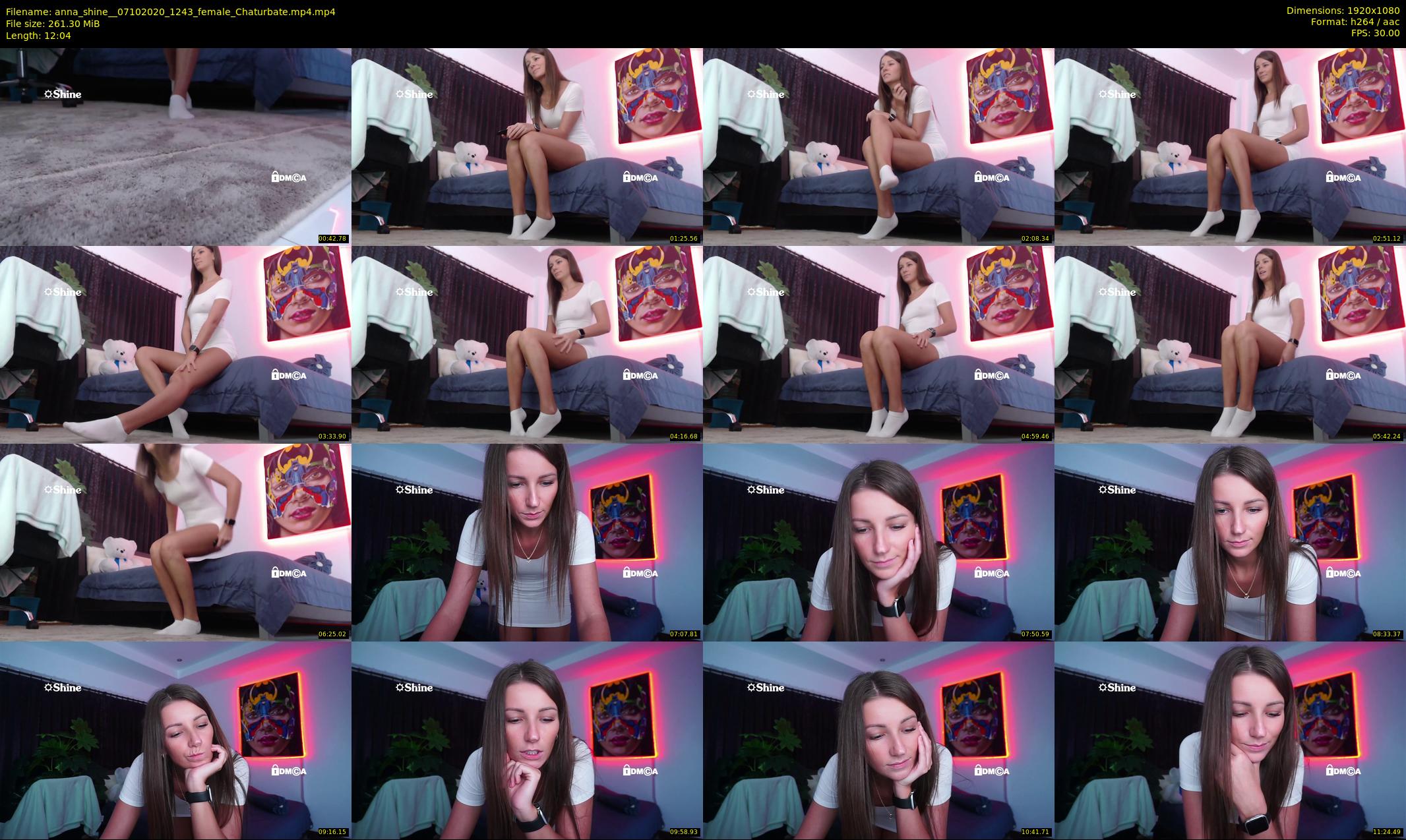 anna_shine_ — 13 minute Chaturbate female cam show recording, 1080p, Oct 7, 2020