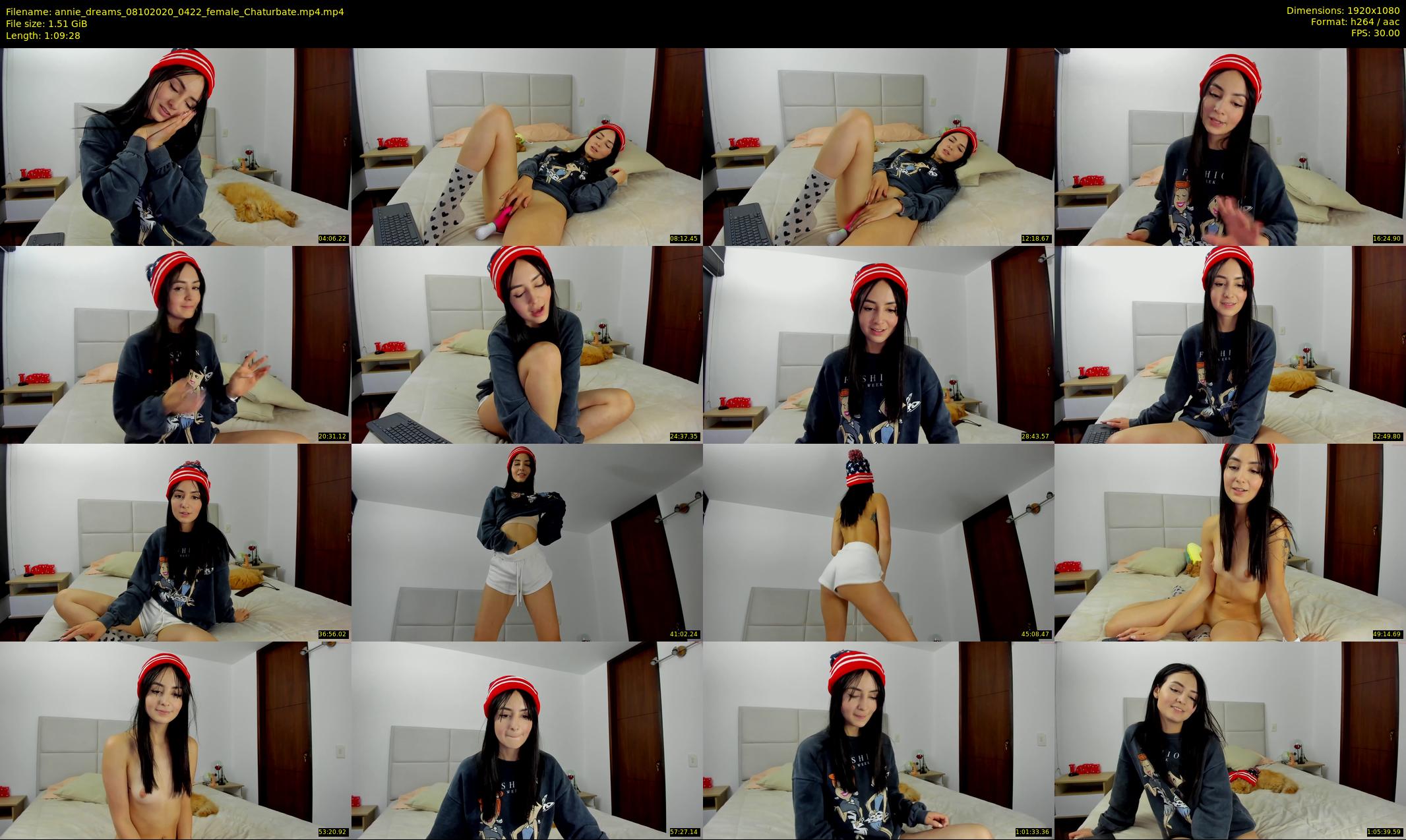 annie_dreams — 70 minute Chaturbate female cam show recording, 1080p, Oct 8, 2020
