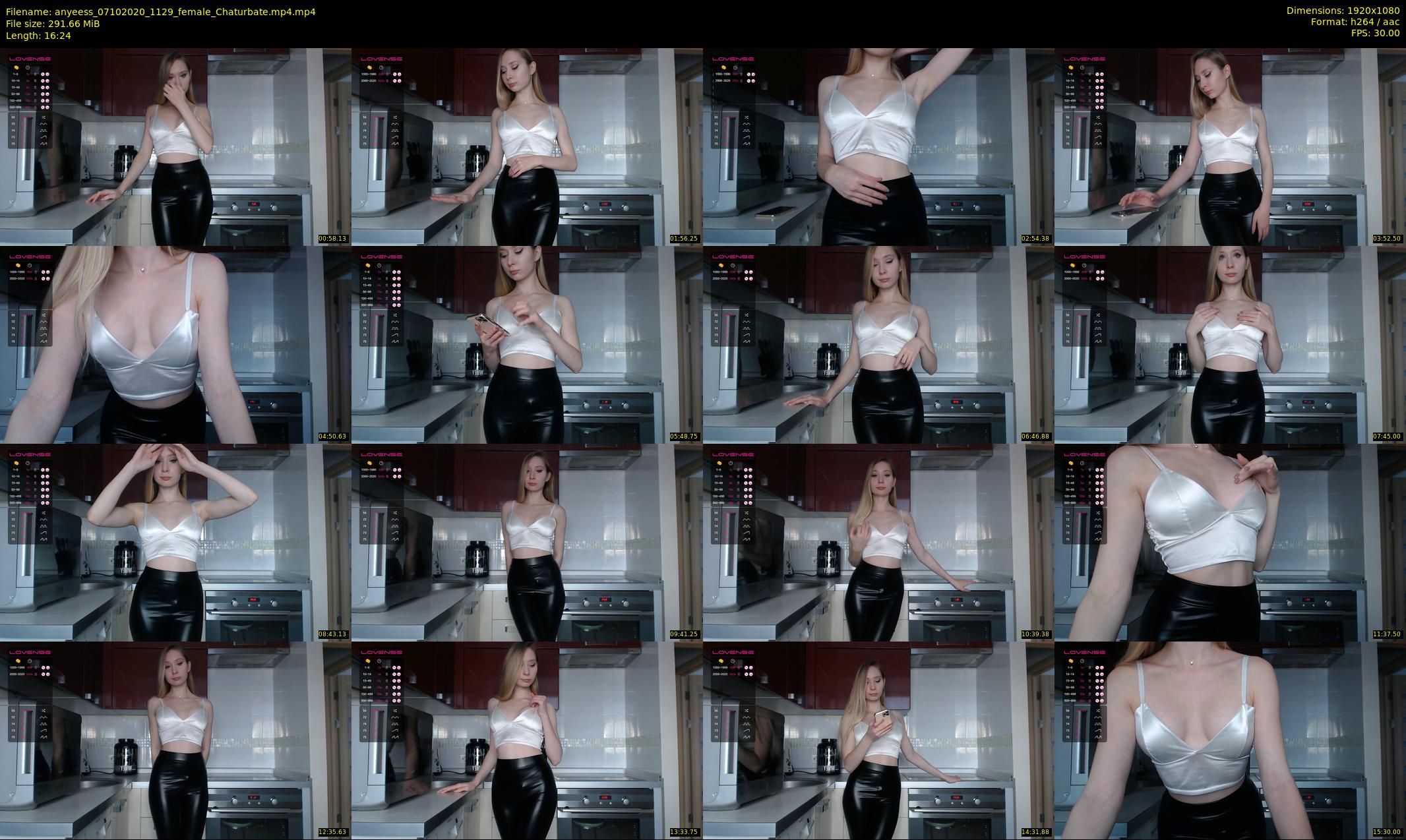 anyeess — 17 minute Chaturbate female cam show recording, 1080p, Oct 7, 2020