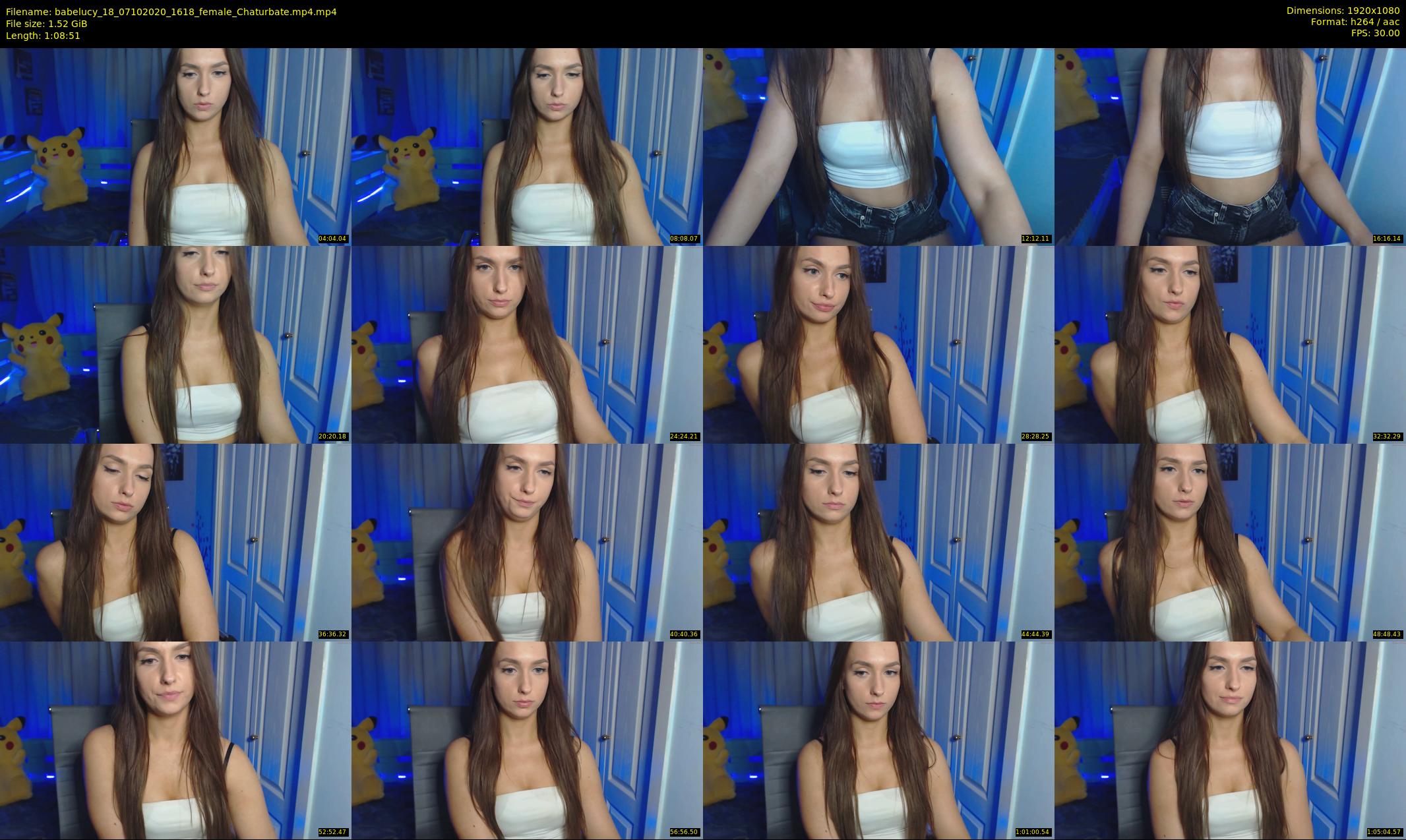 babelucy_18 — 69 minute Chaturbate female cam show recording, 1080p, Oct 7, 2020