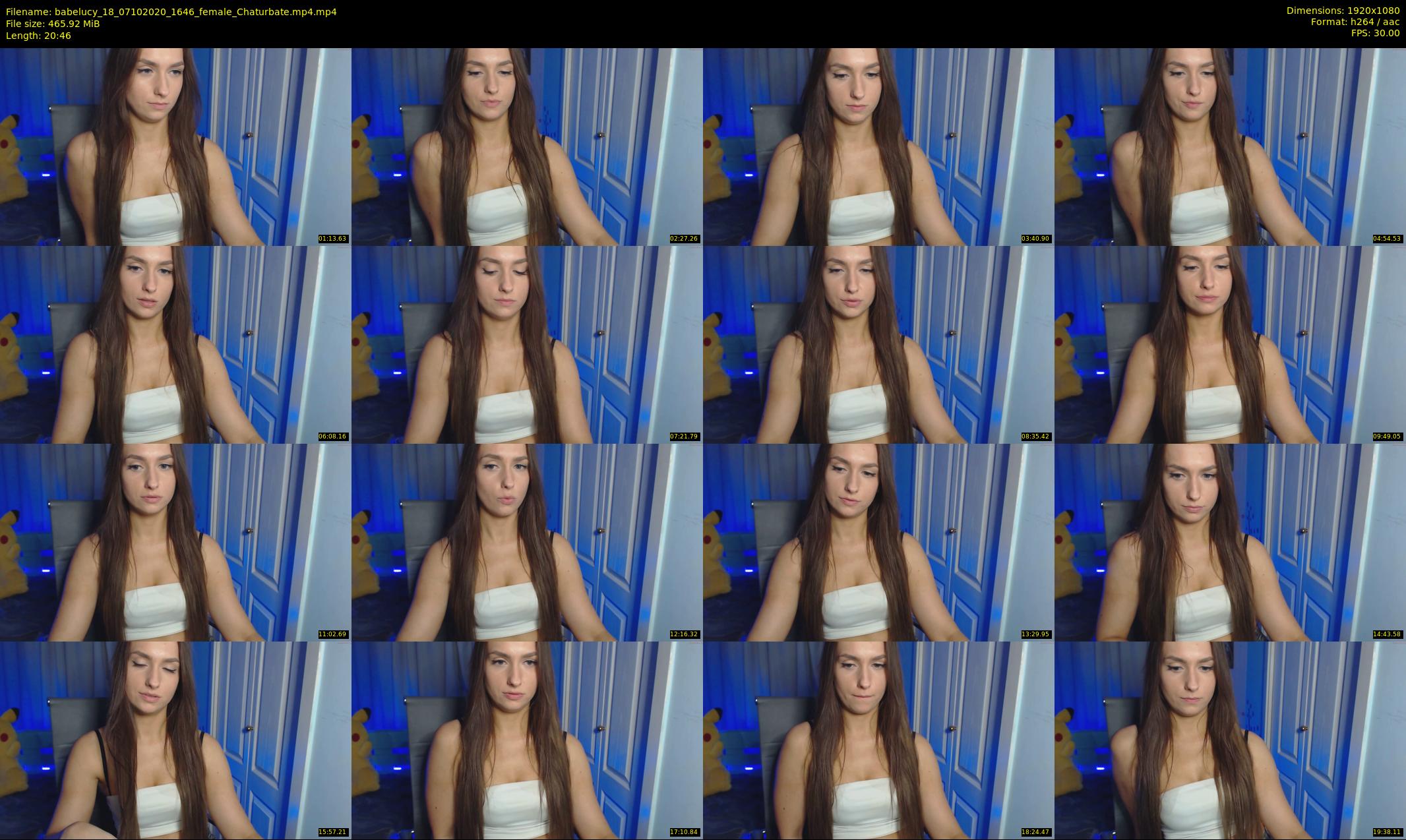 babelucy_18 — 21 minute Chaturbate female cam show recording, 1080p, Oct 7, 2020