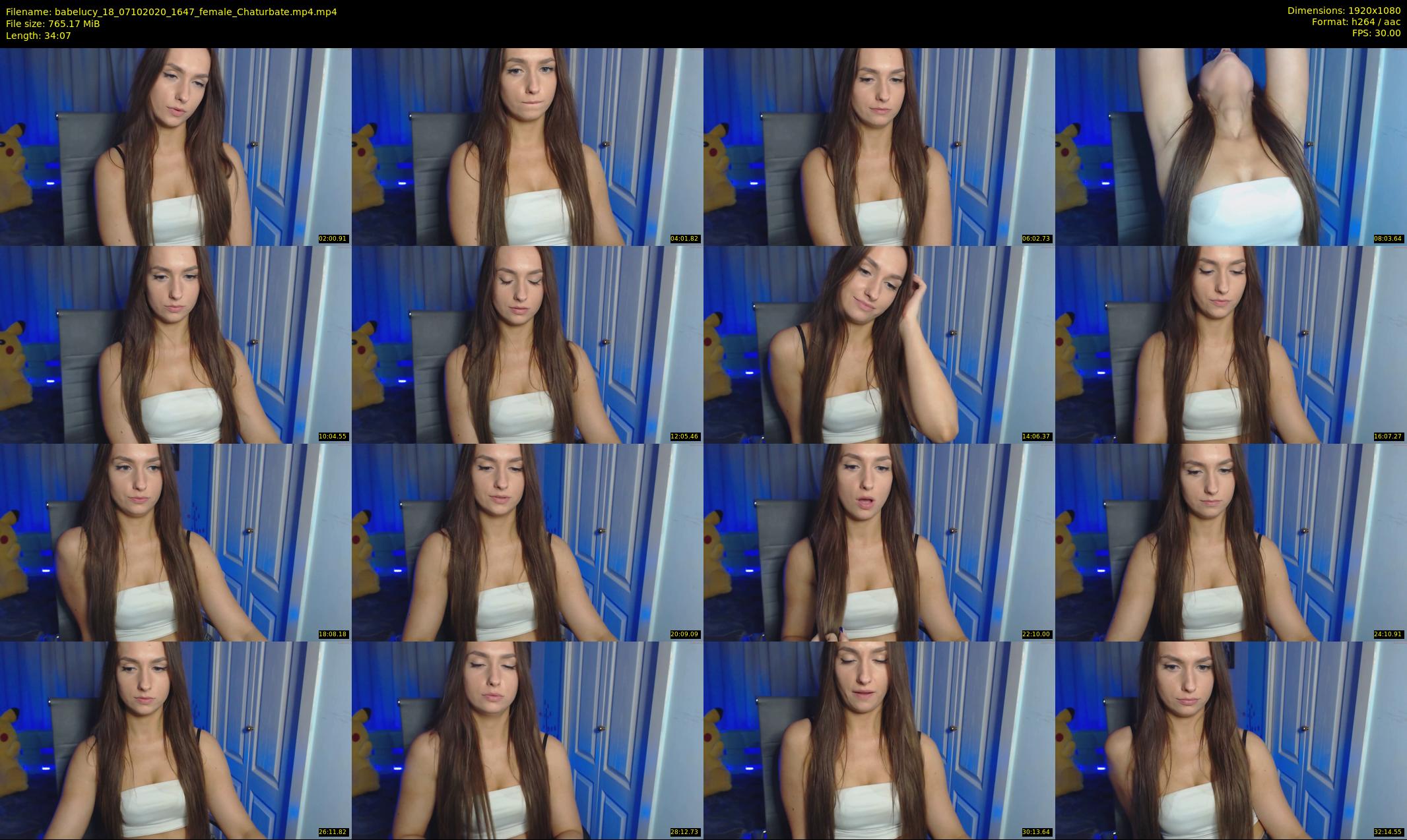babelucy_18 — 35 minute Chaturbate female cam show recording, 1080p, Oct 7, 2020