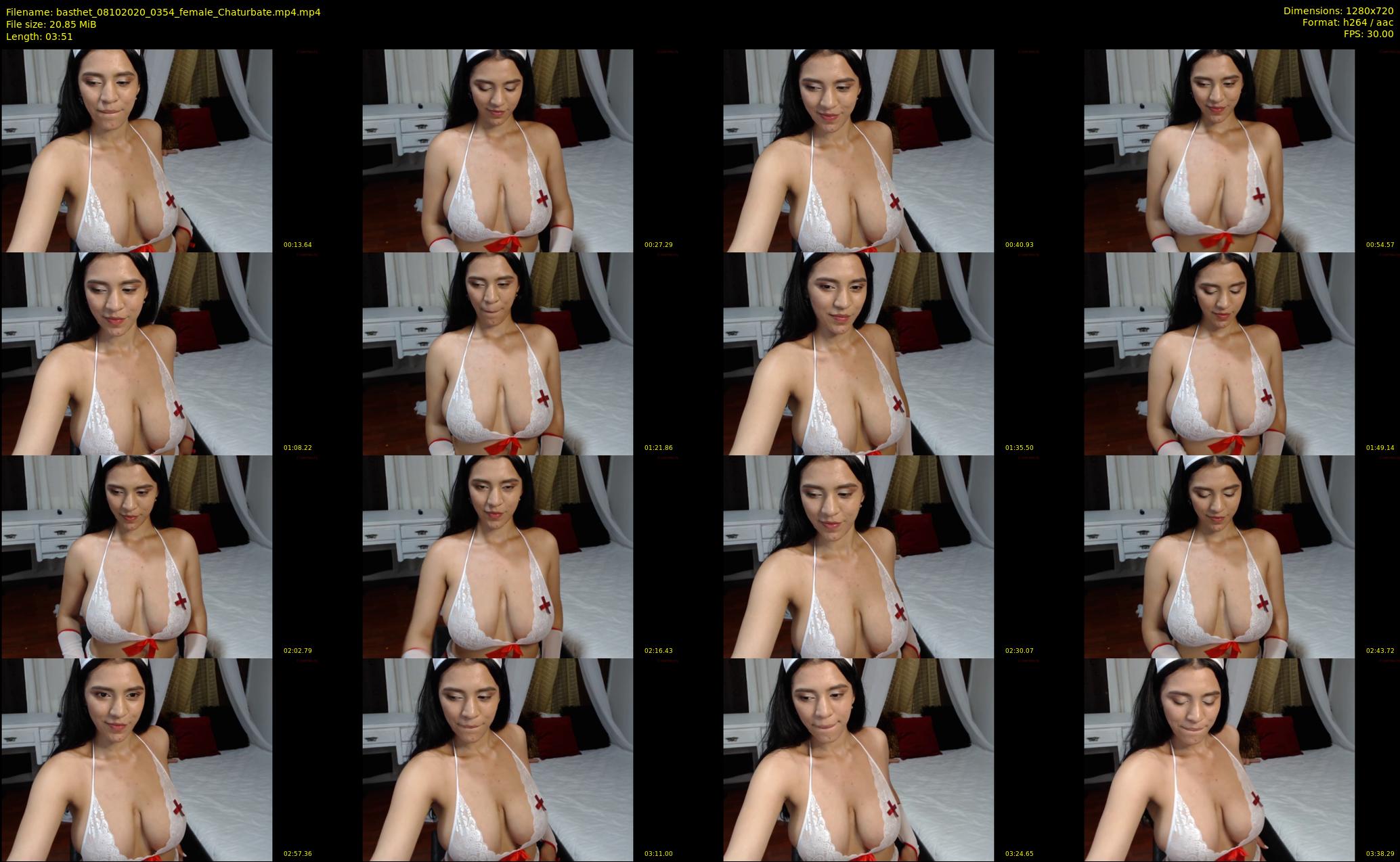 basthet — 4 minute Chaturbate female cam show recording, 720p, Oct 8, 2020