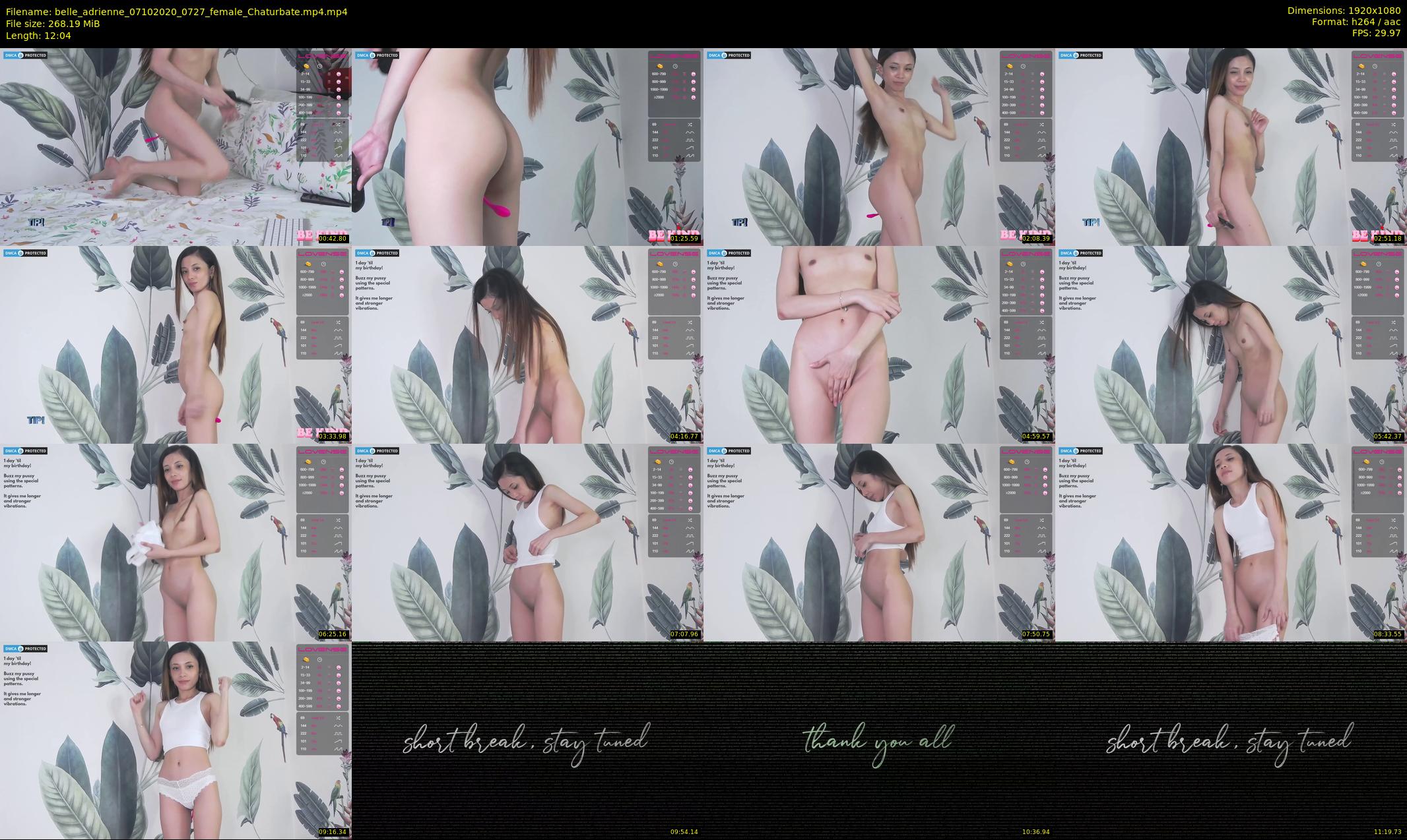 belle_adrienne — 13 minute Chaturbate couple cam show recording, 1080p, Oct 7, 2020