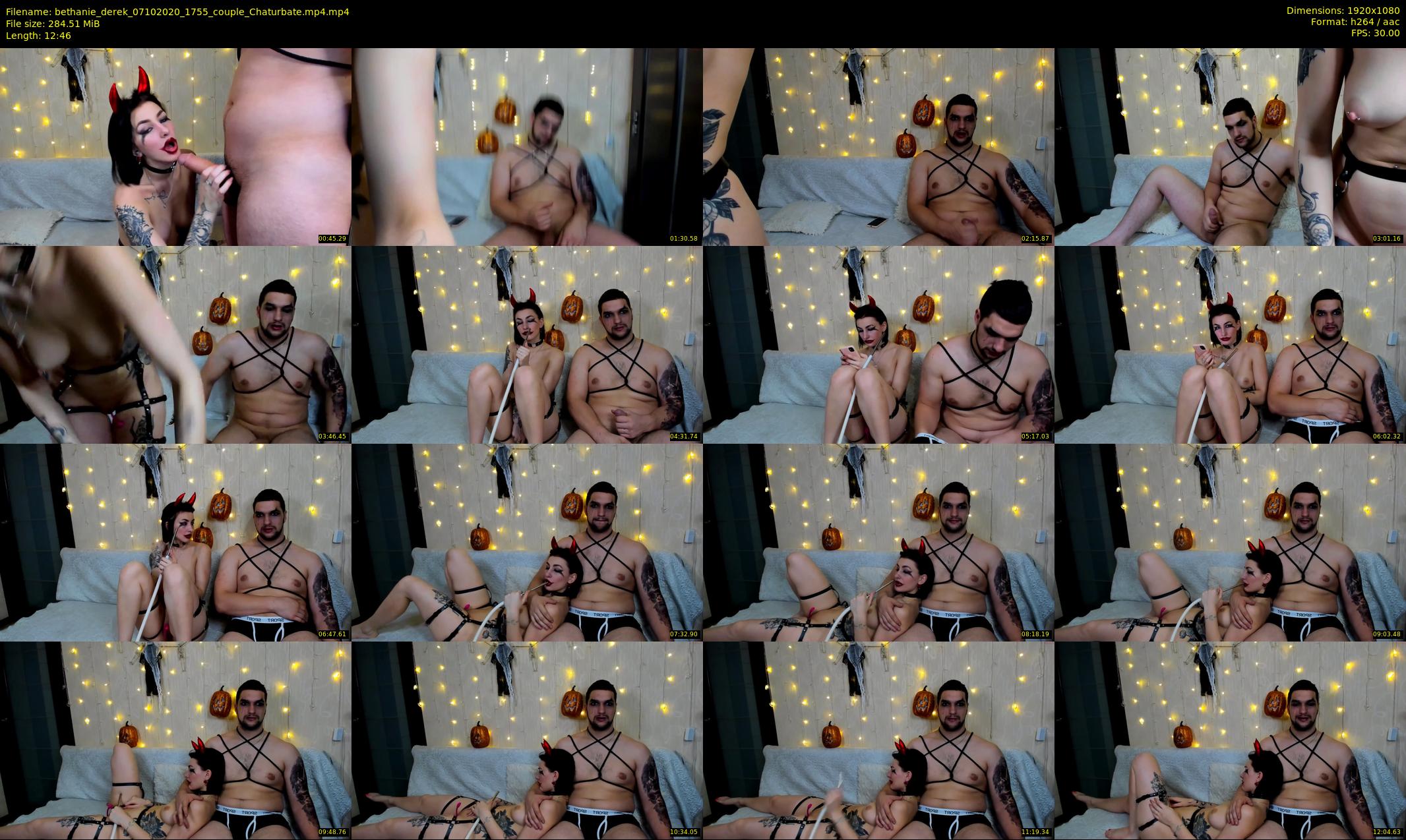 bethanie_derek — 13 minute Chaturbate couple cam show recording, 1080p, Oct 7, 2020