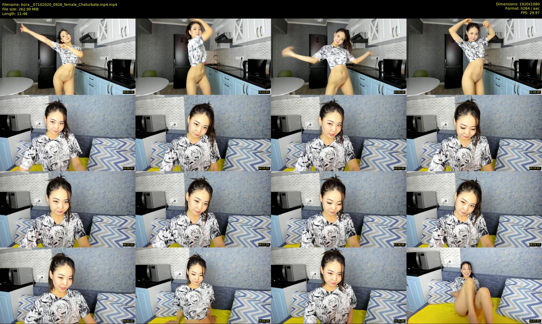 bora_ — 12 minute Chaturbate female cam show recording, 1080p, Oct 7, 2020