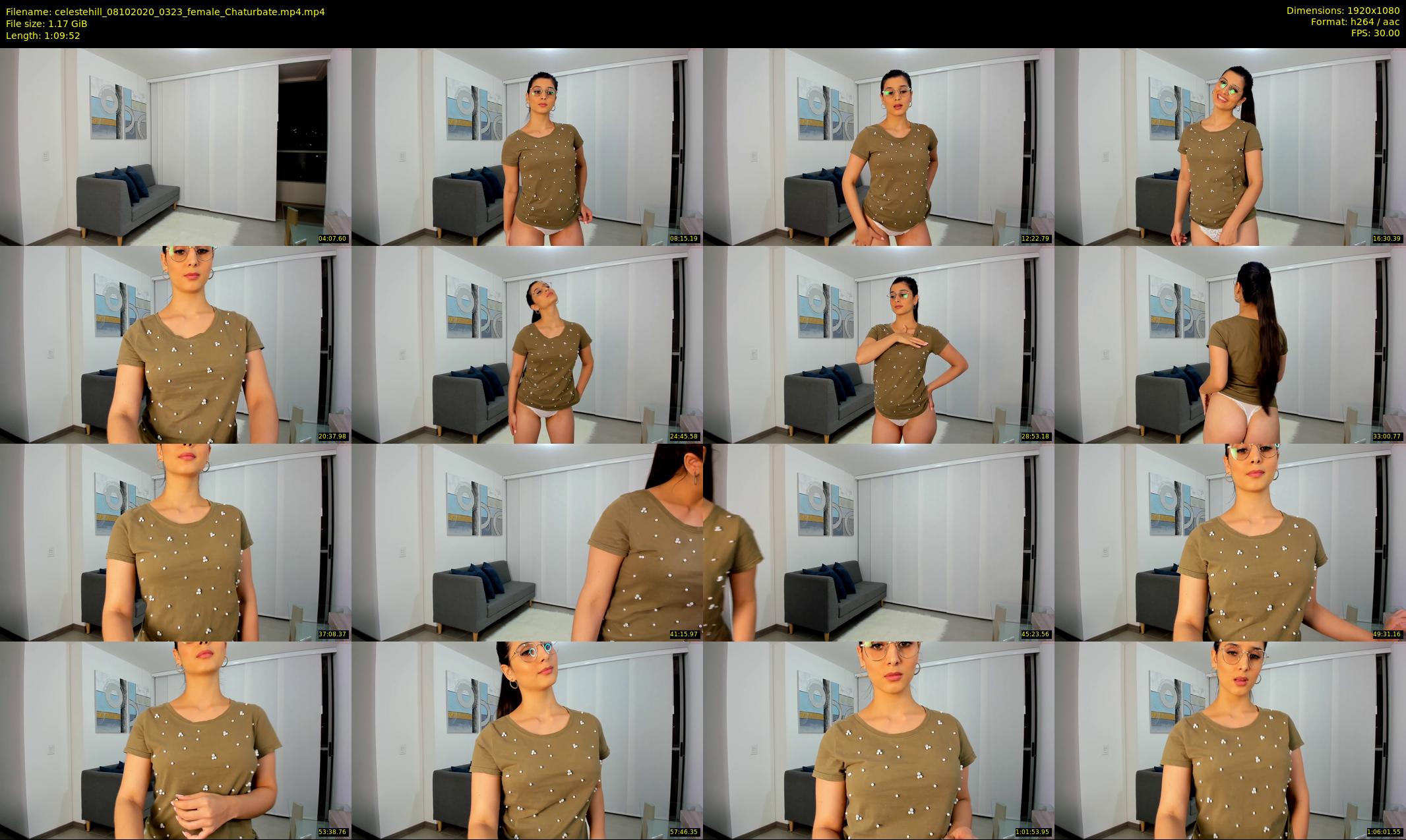 celestehill — 70 minute Chaturbate female cam show recording, 1080p, Oct 8, 2020
