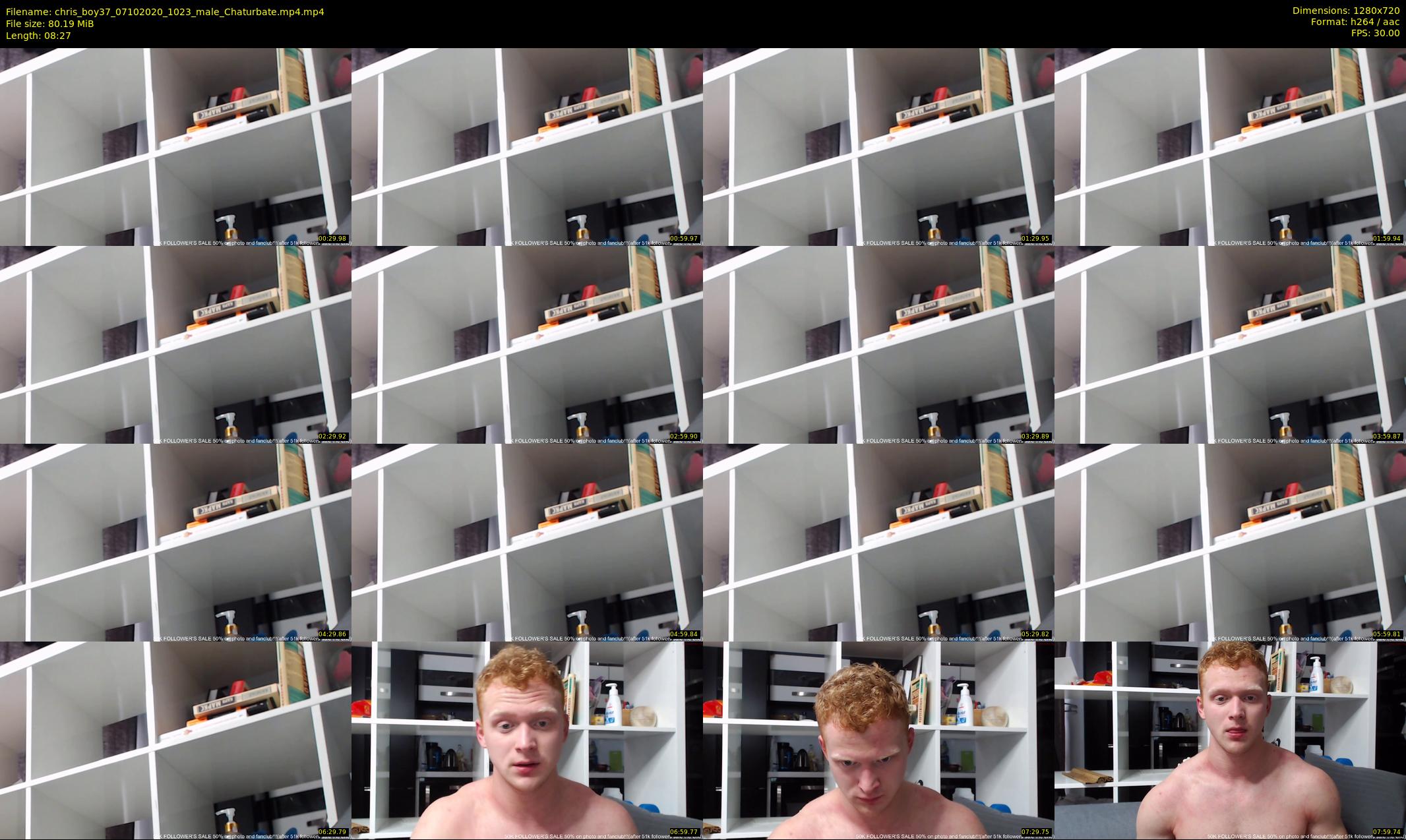 chris_boy37 — 9 minute Chaturbate male cam show recording, 720p, Oct 7, 2020