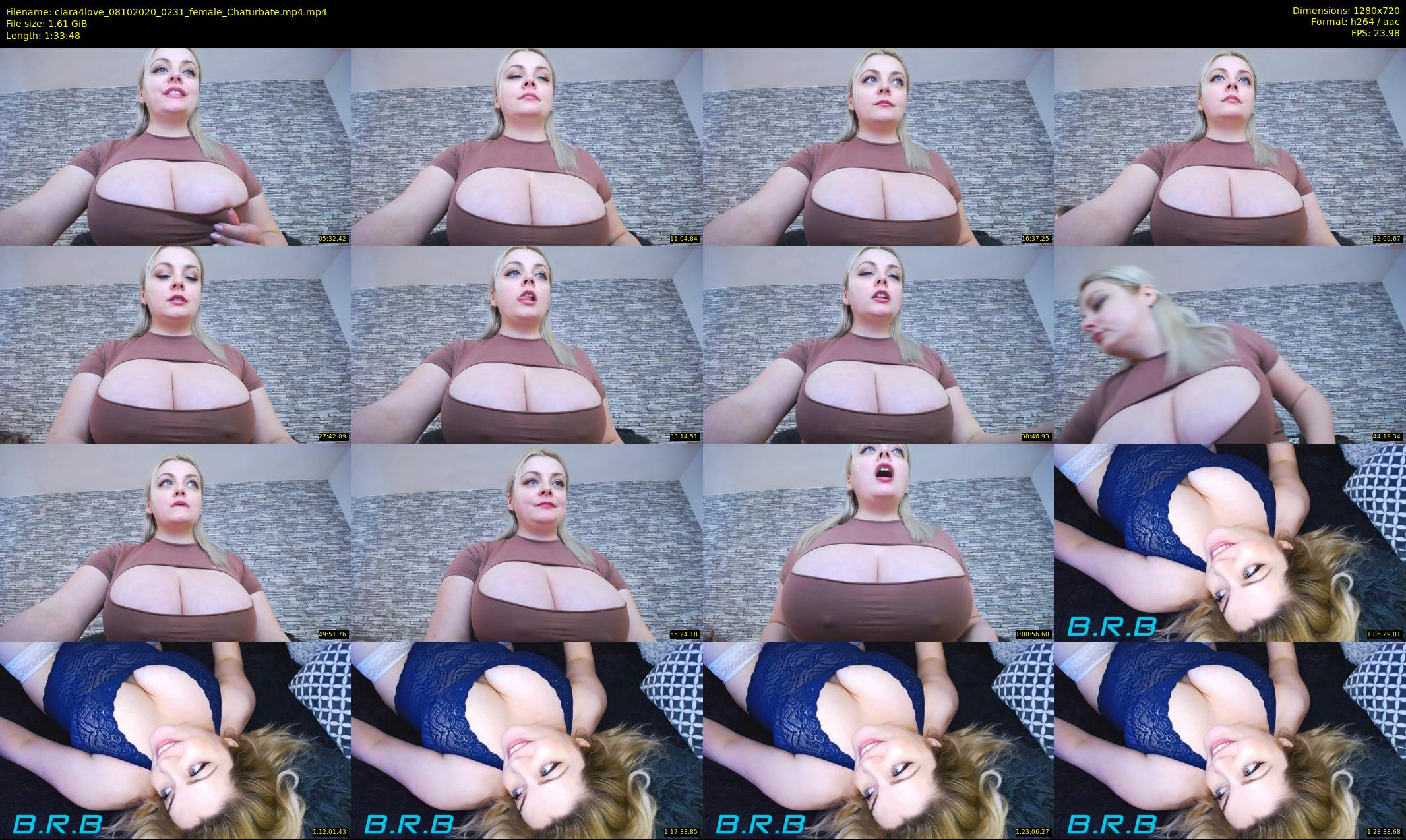 clara4love — 94 minute Chaturbate female cam show recording, 720p, Oct 8, 2020