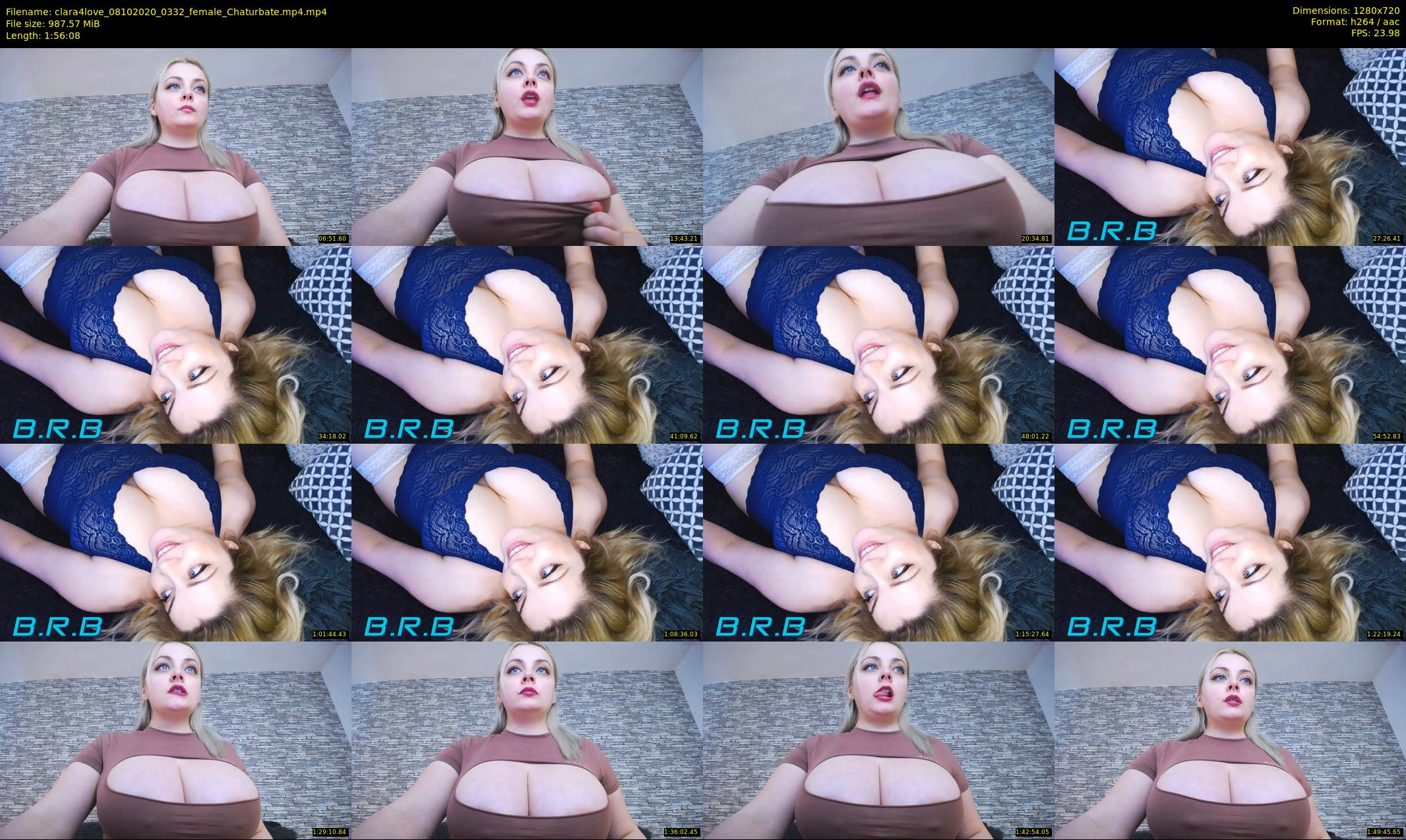 clara4love — 117 minute Chaturbate female cam show recording, 720p, Oct 8, 2020