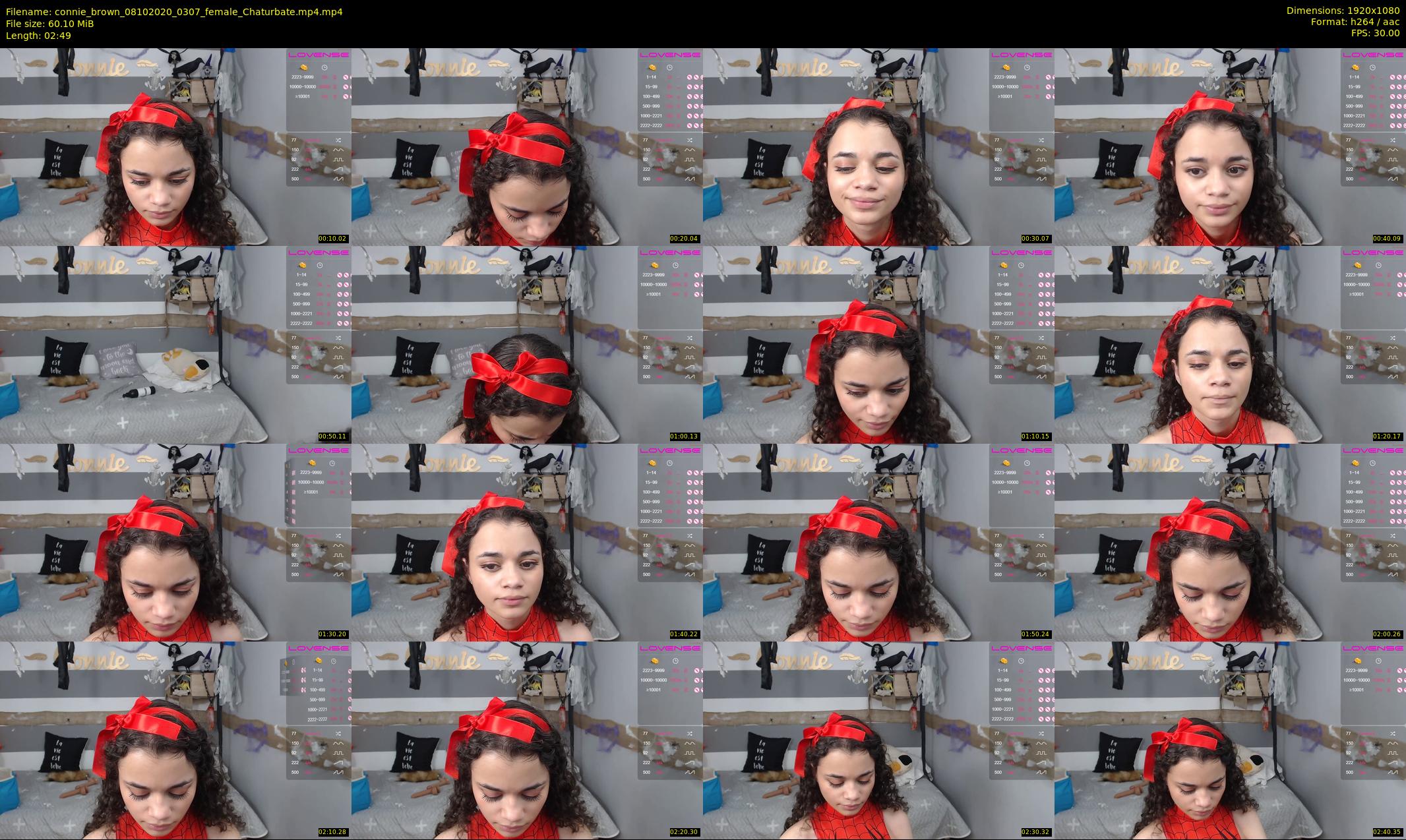 connie_brown — 3 minute Chaturbate female cam show recording, 1080p, Oct 8, 2020