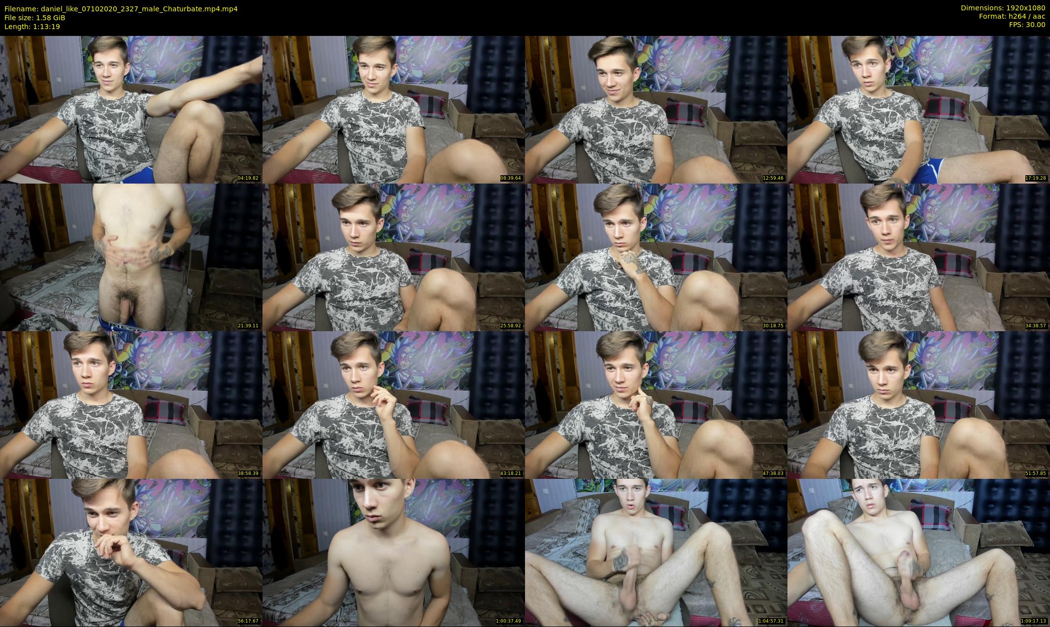 daniel_like — 74 minute Chaturbate male cam show recording, 1080p, Oct 7, 2020