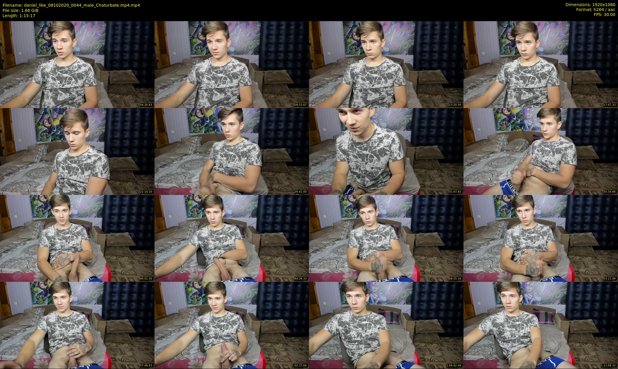 daniel_like — 76 minute Chaturbate male cam show recording, 1080p, Oct 8, 2020