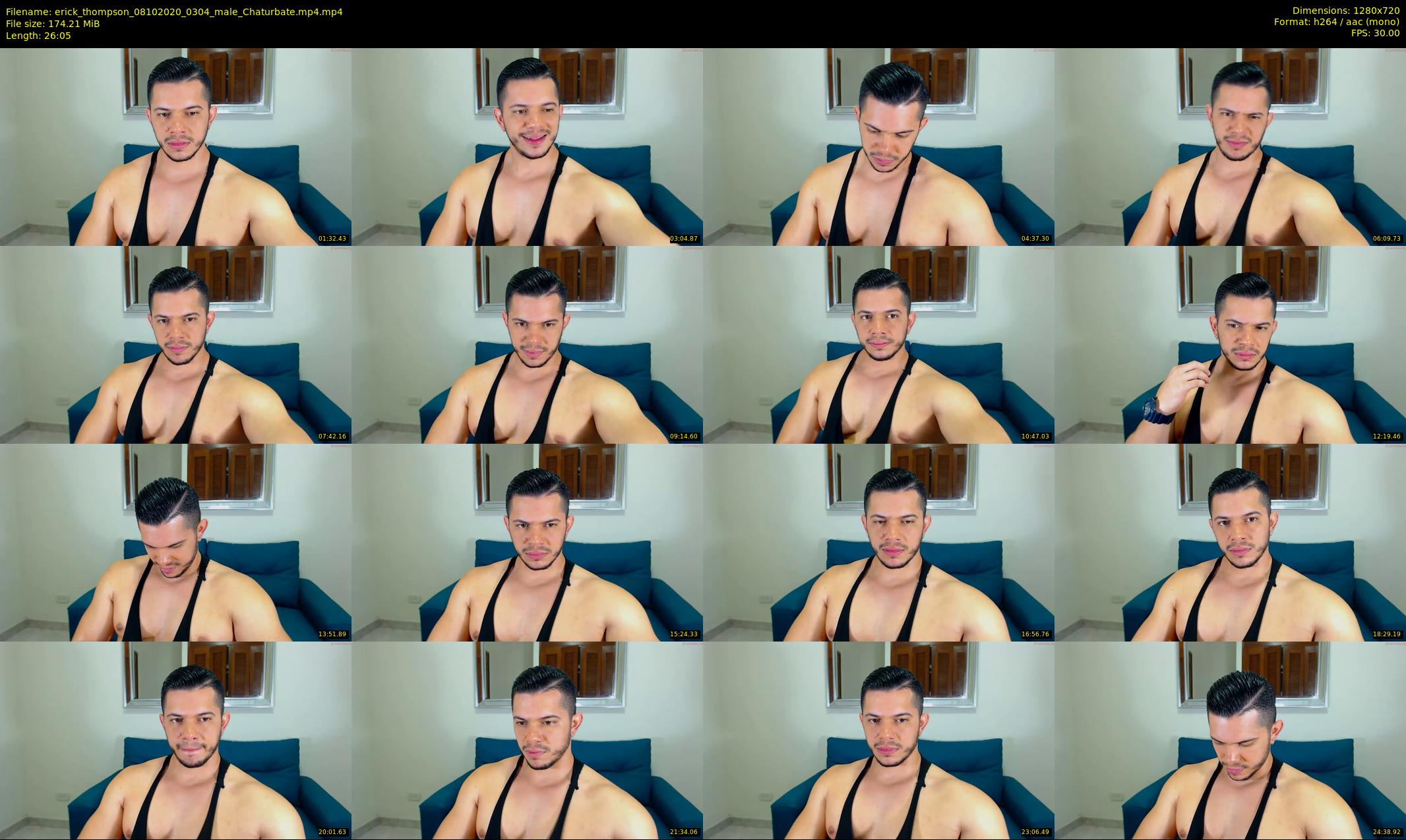 erick_thompson — 27 minute Chaturbate male cam show recording, 720p, Oct 8, 2020