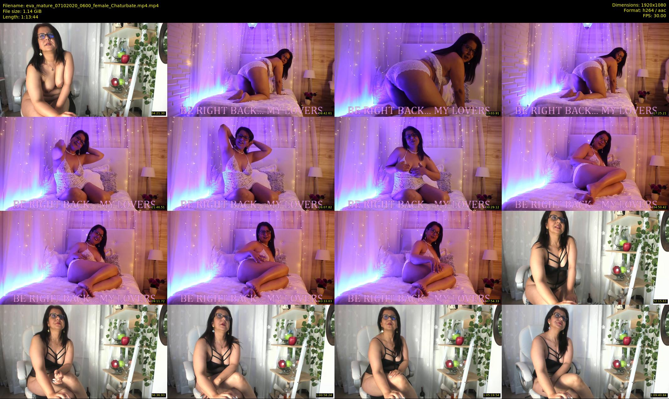 eva_mature — 74 minute Chaturbate female cam show recording, 1080p, Oct 7, 2020