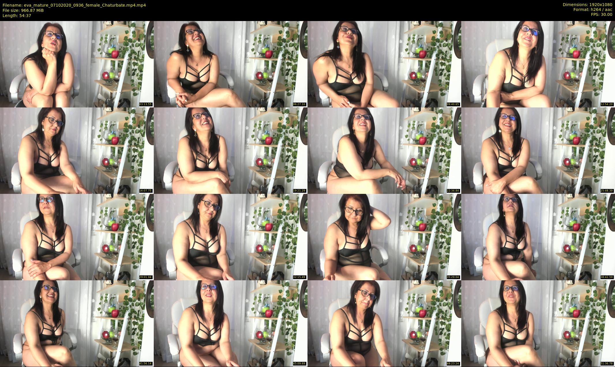 eva_mature — 55 minute Chaturbate female cam show recording, 1080p, Oct 7, 2020