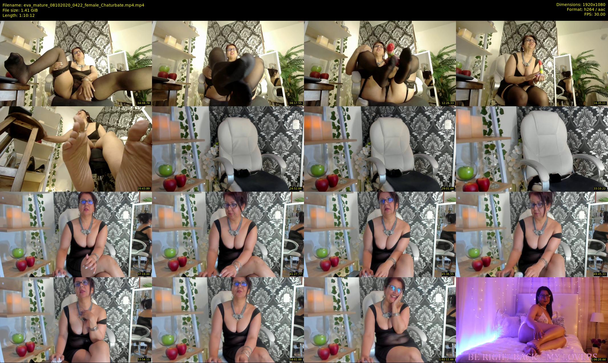 eva_mature — 71 minute Chaturbate female cam show recording, 1080p, Oct 8, 2020
