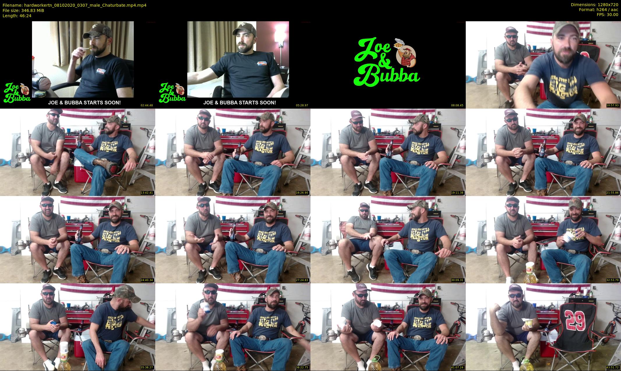 hardworkertn — 47 minute Chaturbate male cam show recording, 720p, Oct 8, 2020