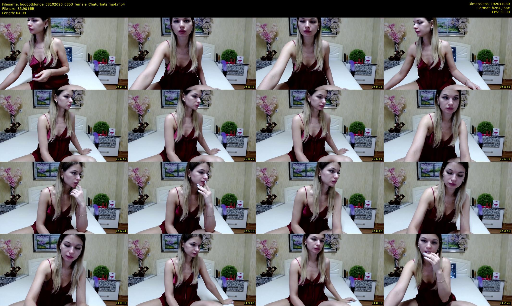 hooootblonde — 5 minute Chaturbate female cam show recording, 1080p, Oct 8, 2020