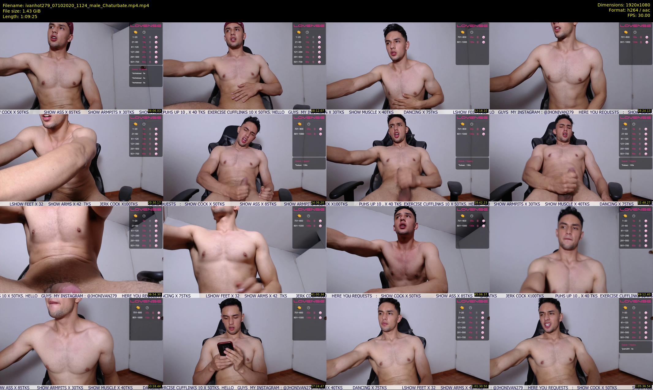 ivanhot279 — 70 minute Chaturbate male cam show recording, 1080p, Oct 7, 2020