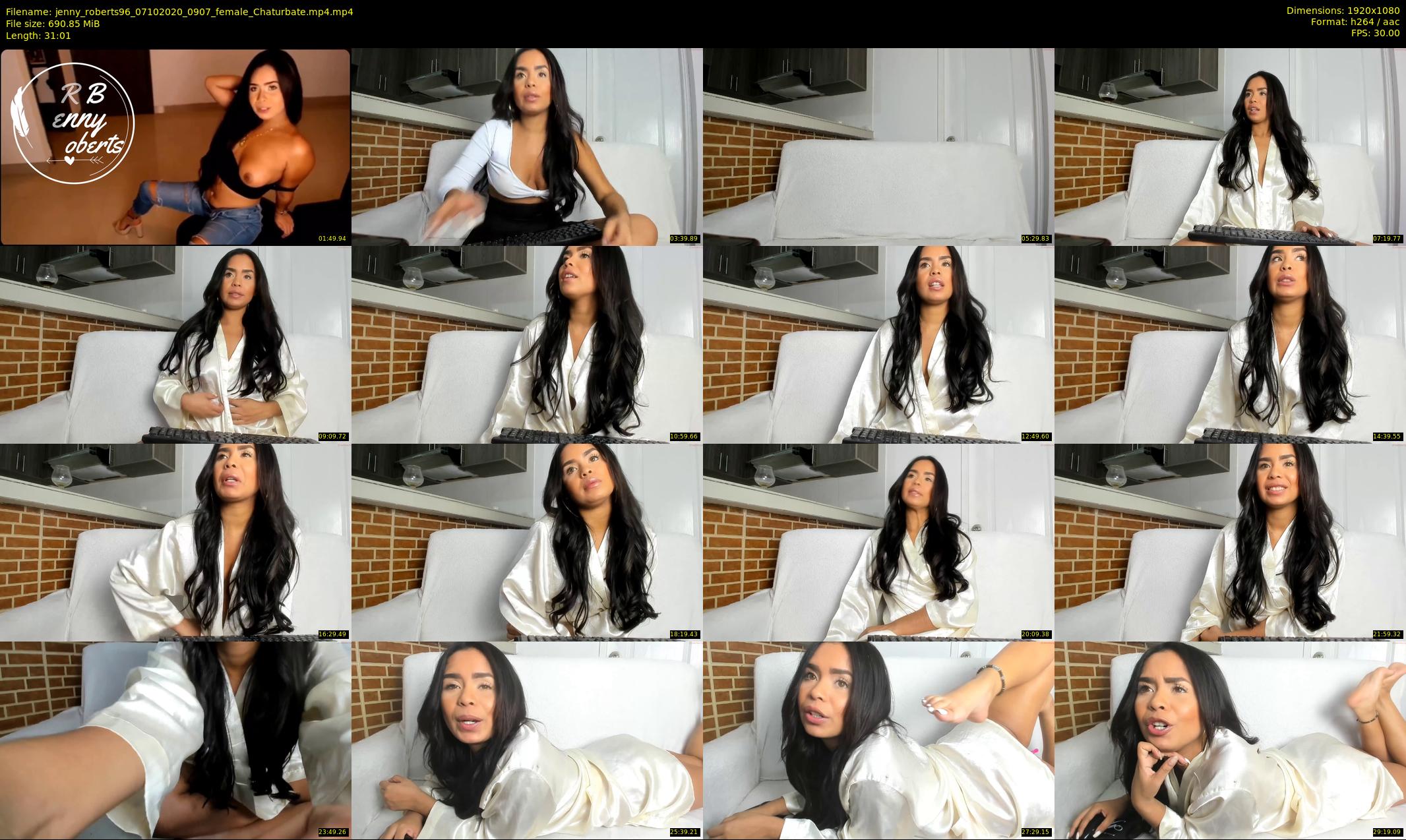 jenny_roberts96 — 32 minute Chaturbate female cam show recording, 1080p, Oct 7, 2020